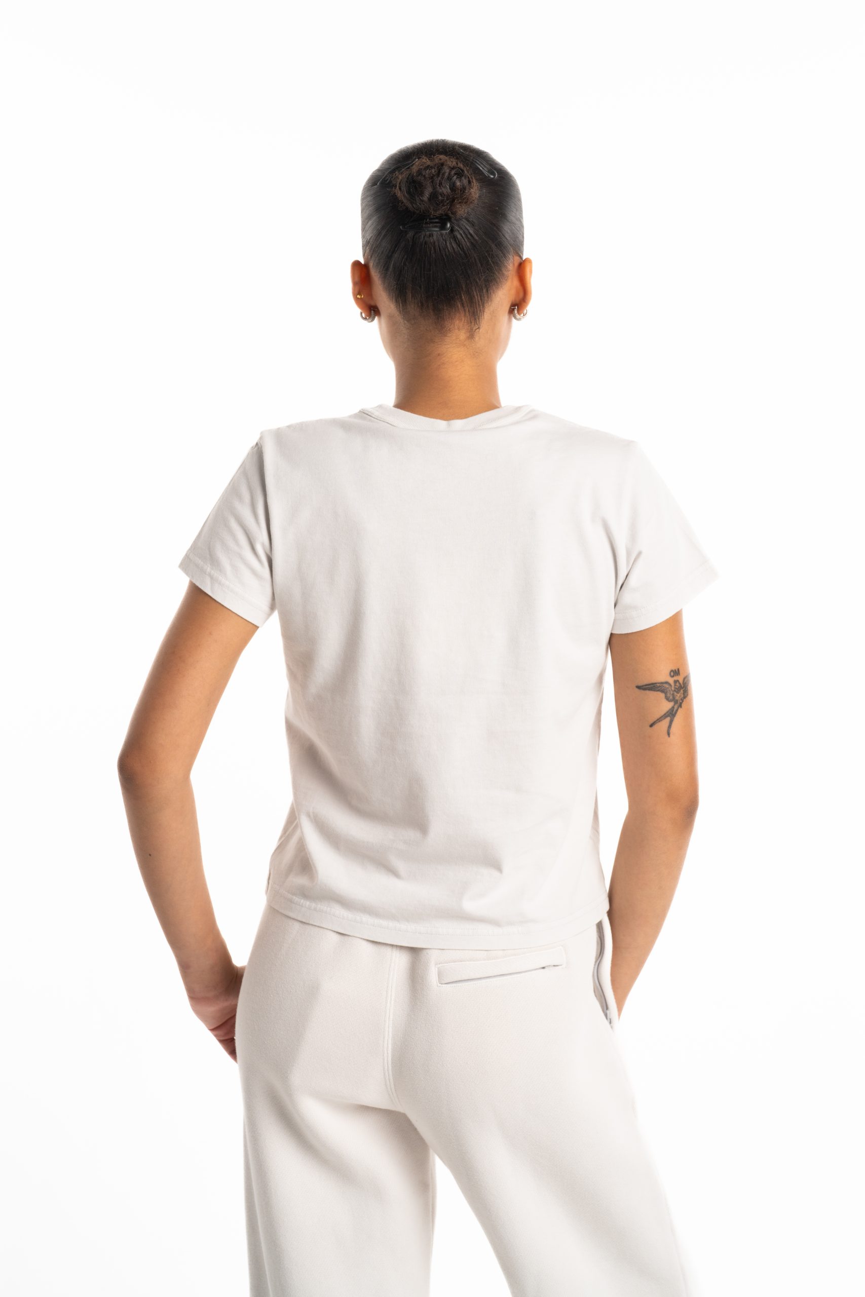Alexander Wang Graphic Shrunken Tee Dirty White | 4CC2251540-132