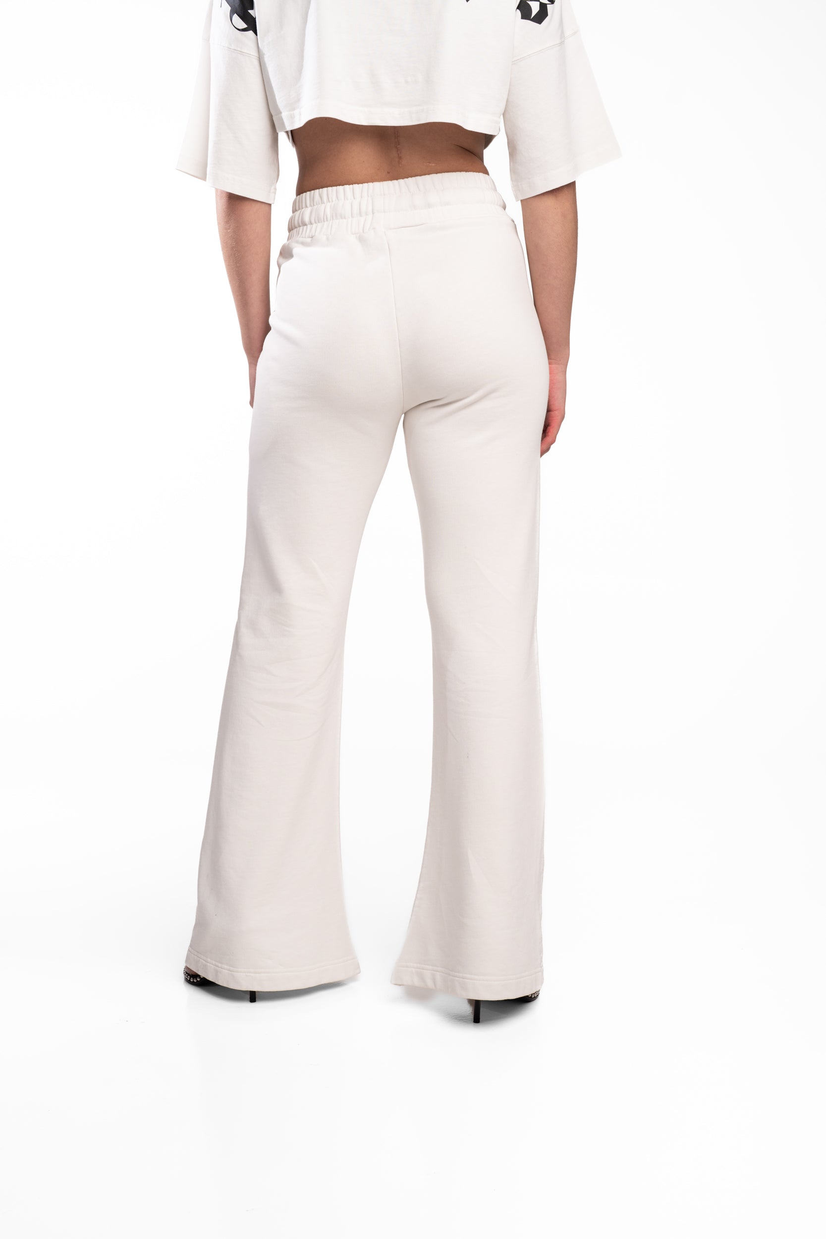 Palm Angels Ladies Waist Logo Sweatpants | PWCH029S26FLE002-0310