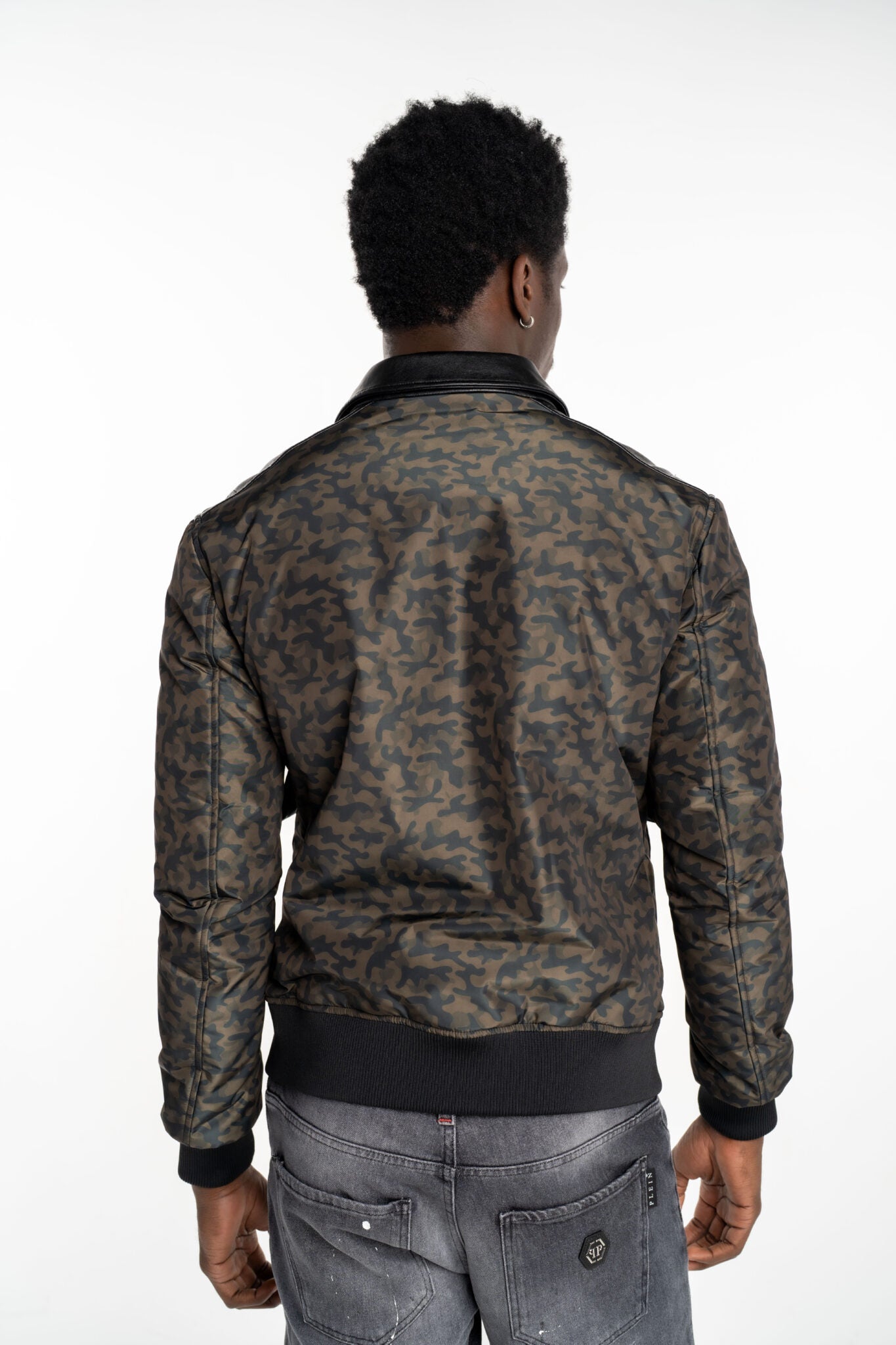 Philipp Plein Men's Nylon Jacket MRB2492 PNY002N 0250
