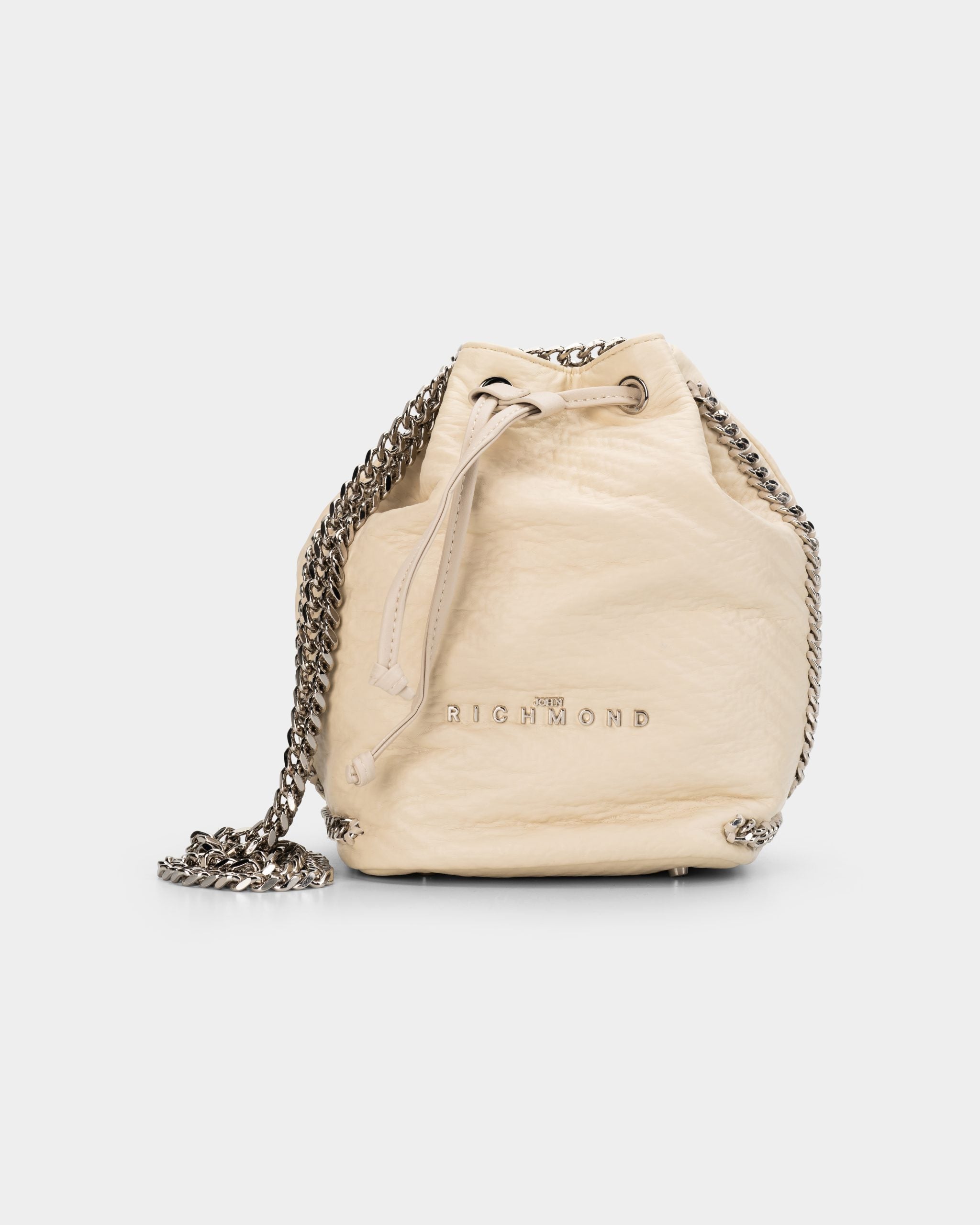 John Richmond Ladies Bucket Bag Kudiala | RWA25205BO9L-Bone