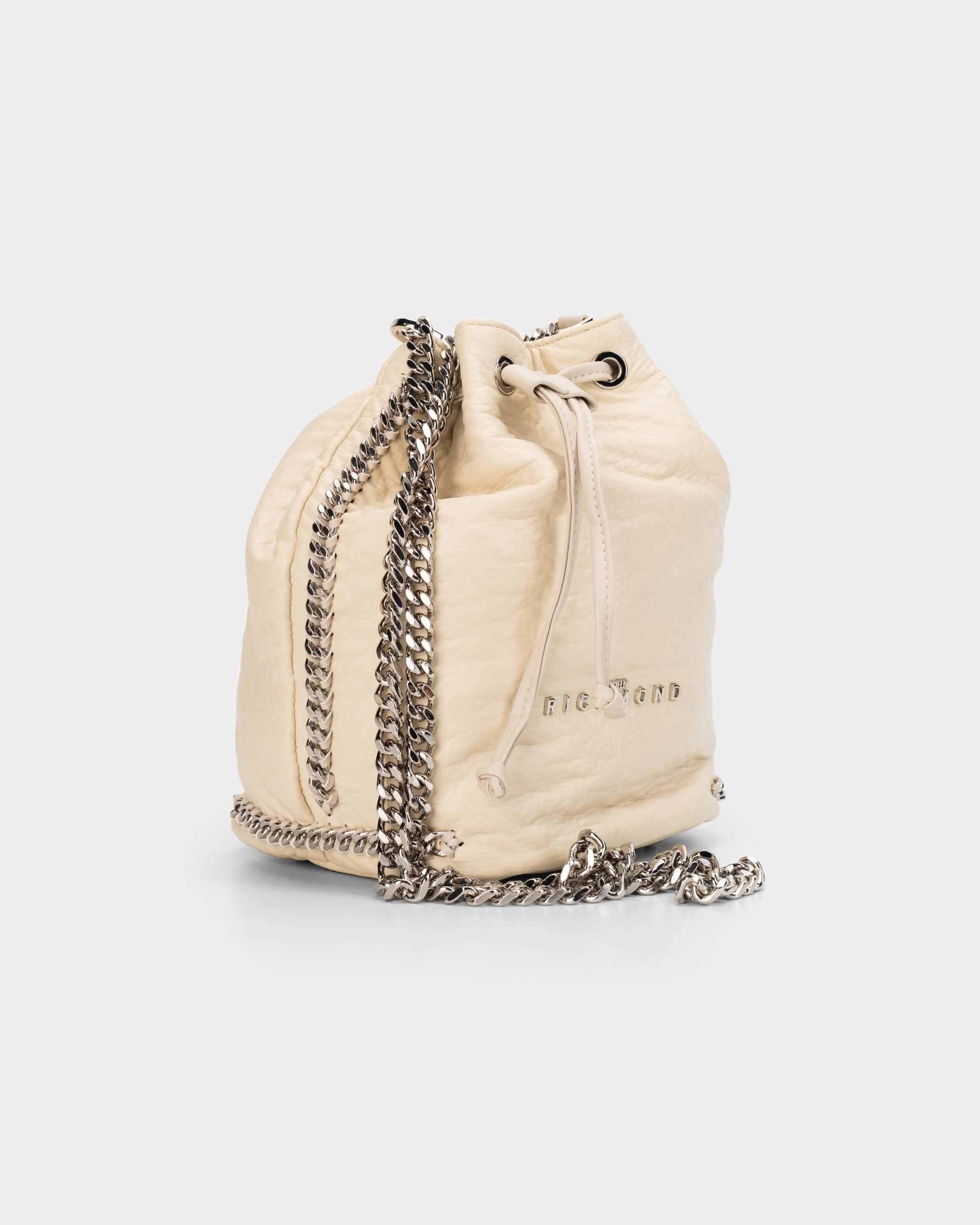 John Richmond Ladies Bucket Bag Kudiala | RWA25205BO9L-Bone