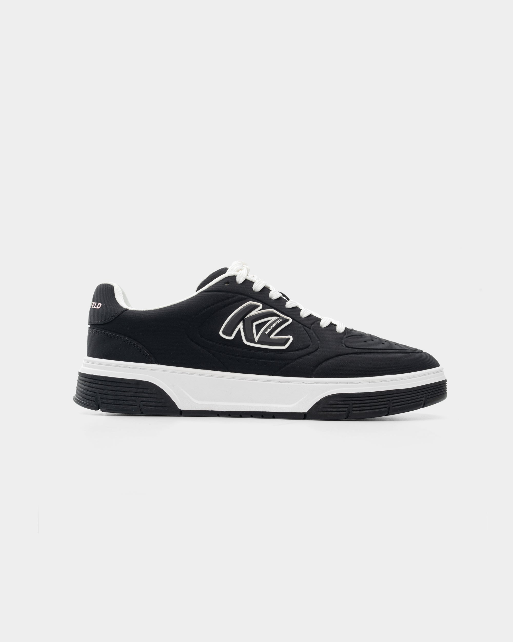 Karl Lagerfeld Men's Kourtney Skuba Emboss Black Nylon Textile | KL53016-H00
