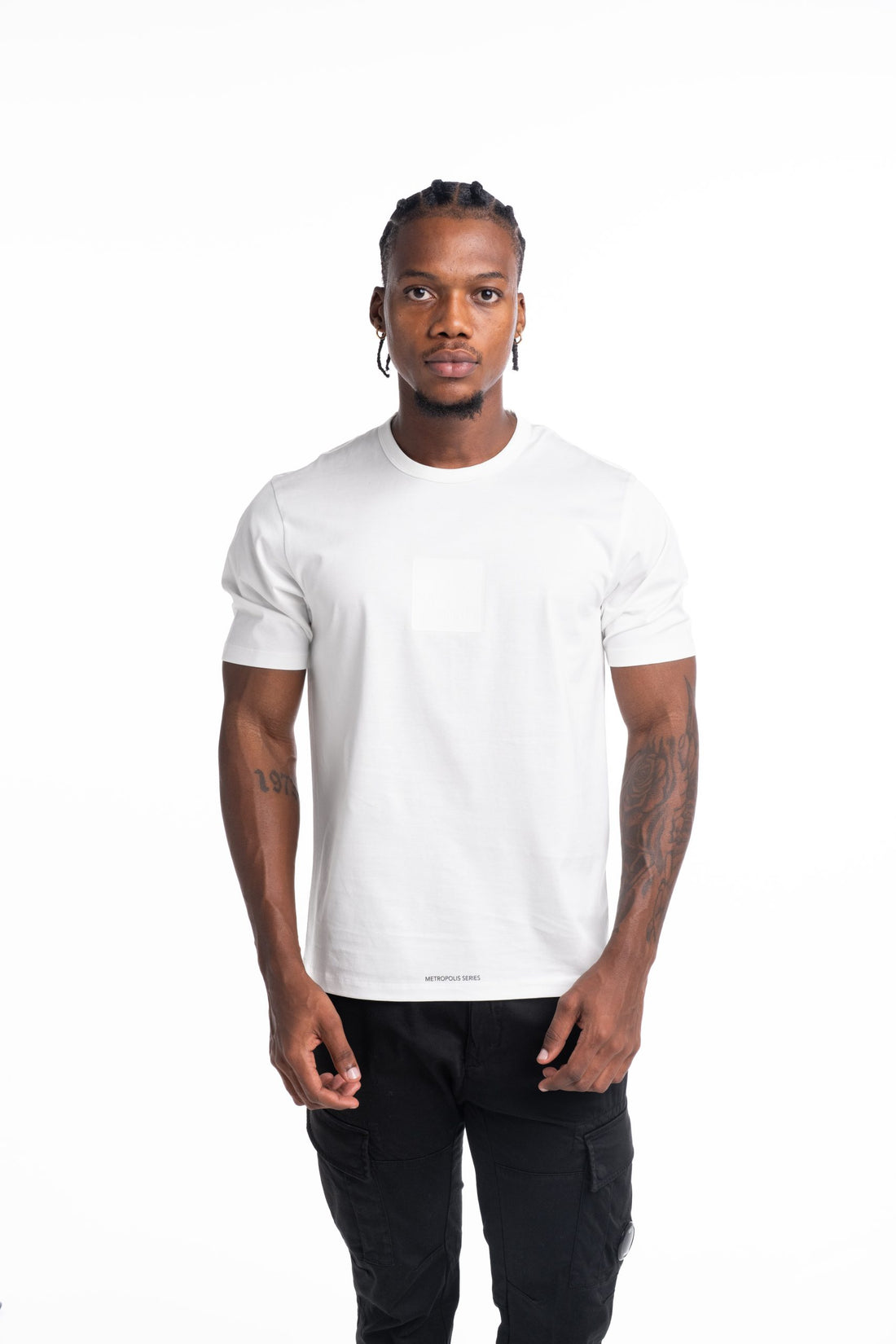 CP Company Men's SS T Shirt Gauze White | 20CLTS017A006370W-103