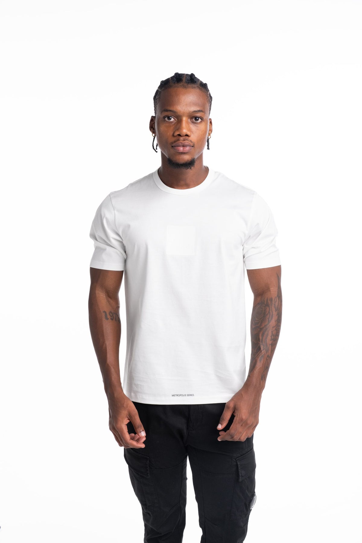 CP Company Men's SS T Shirt Gauze White | 20CLTS017A006370W-103