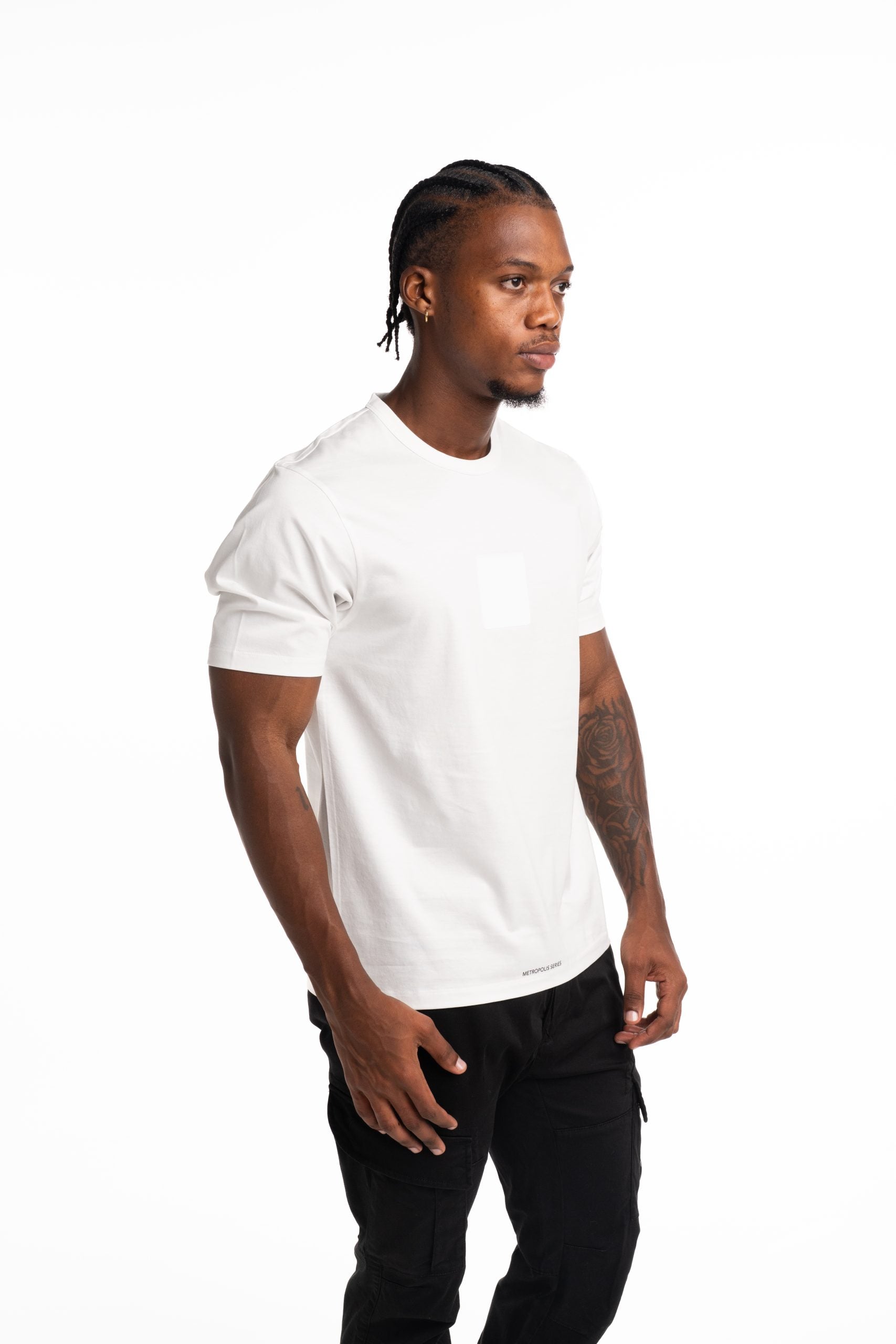 CP Company Men's SS T Shirt Gauze White | 20CLTS017A006370W-103