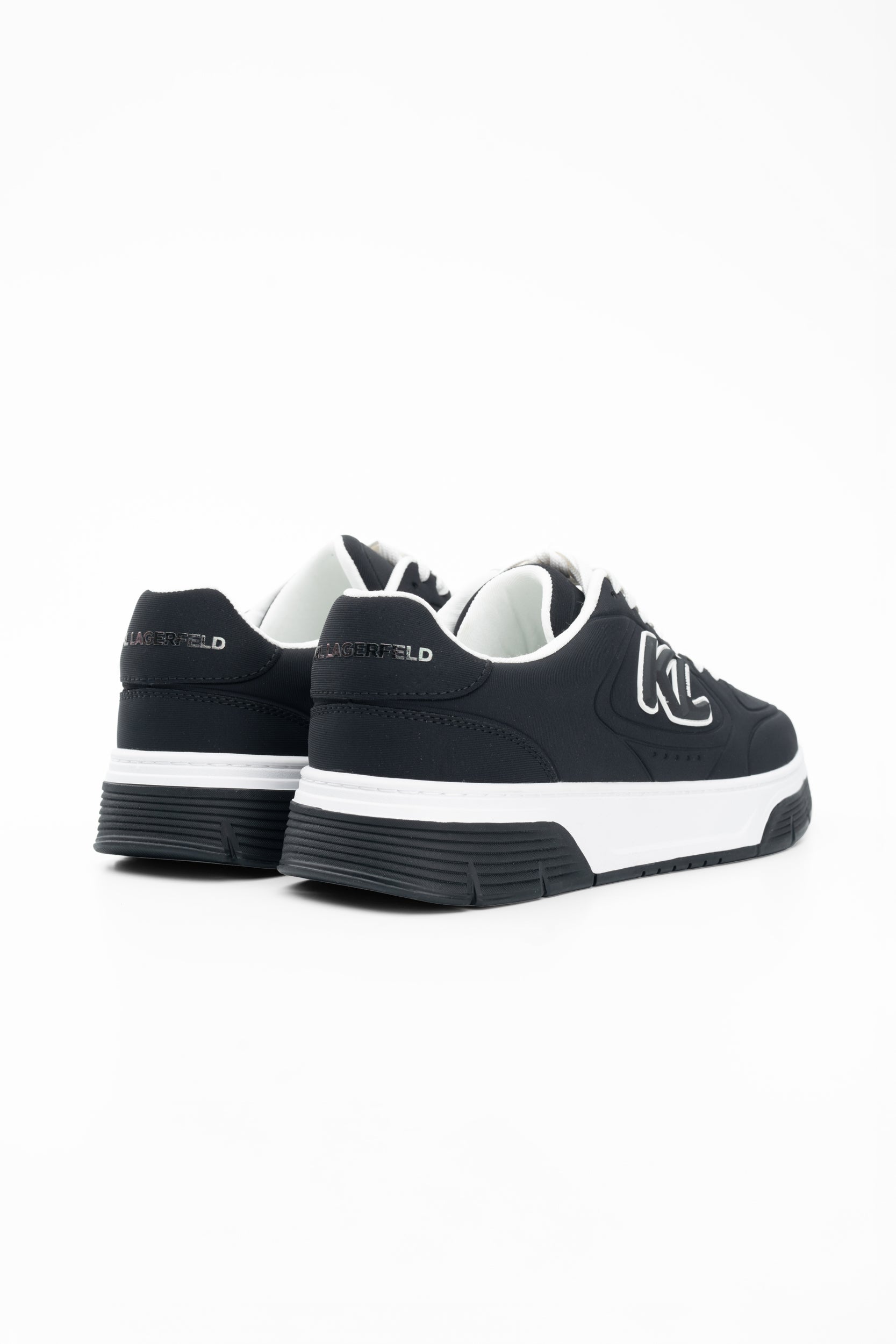 Karl Lagerfeld Men's Kourtney Skuba Emboss Black Nylon Textile | KL53016-H00