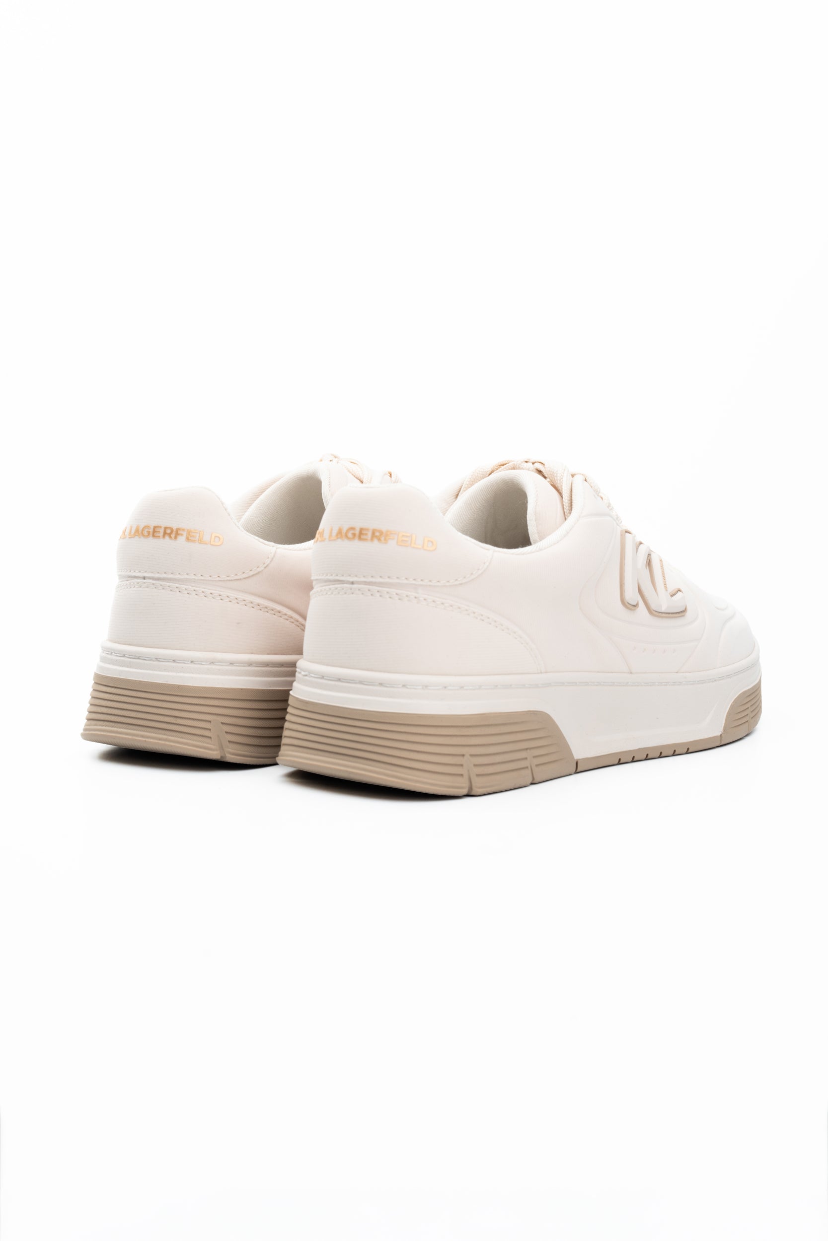 Karl Lagerfeld Men's Kourtney Skuba Emboss Off White Synth Textile | KL53016-HT1