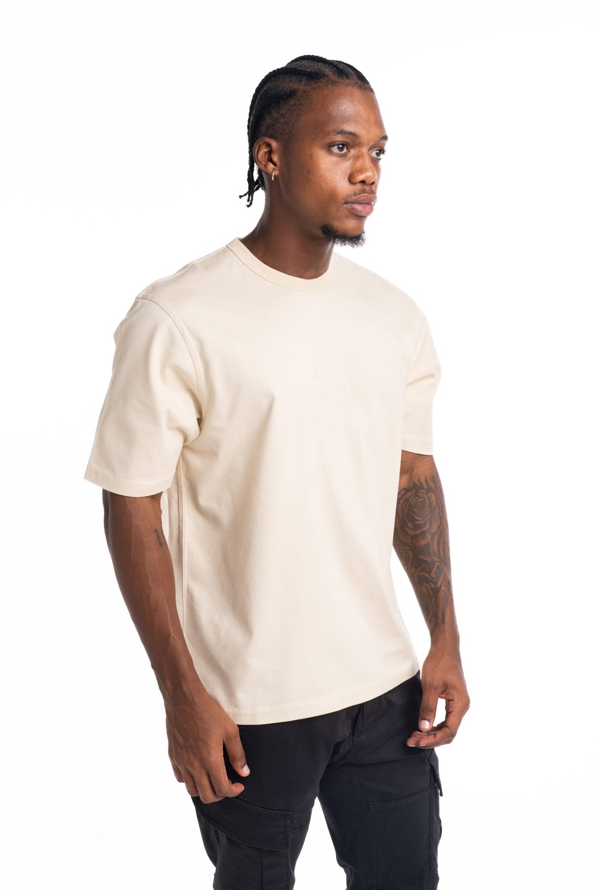 CP Company Men's SS T Shirt Frozen Dew | 20CMTS120A110580W-114