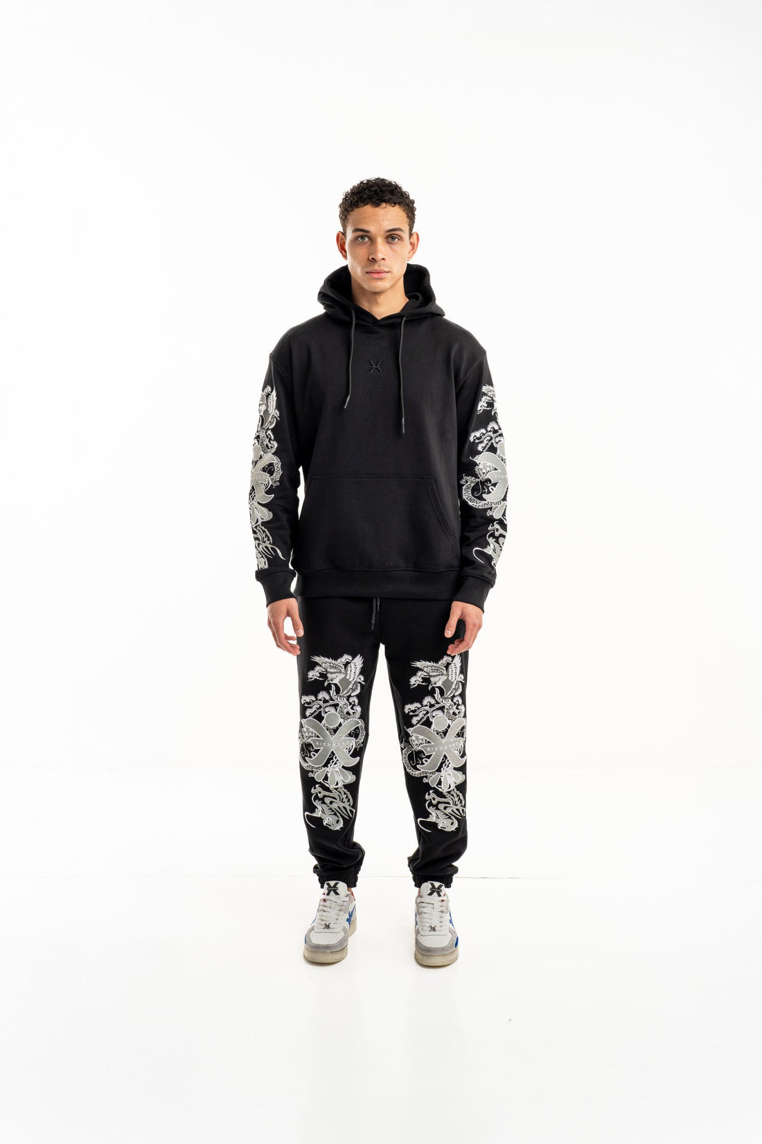 John Richmond X Men's Weiga Sweatshirt | UMP25110FEP8 Black