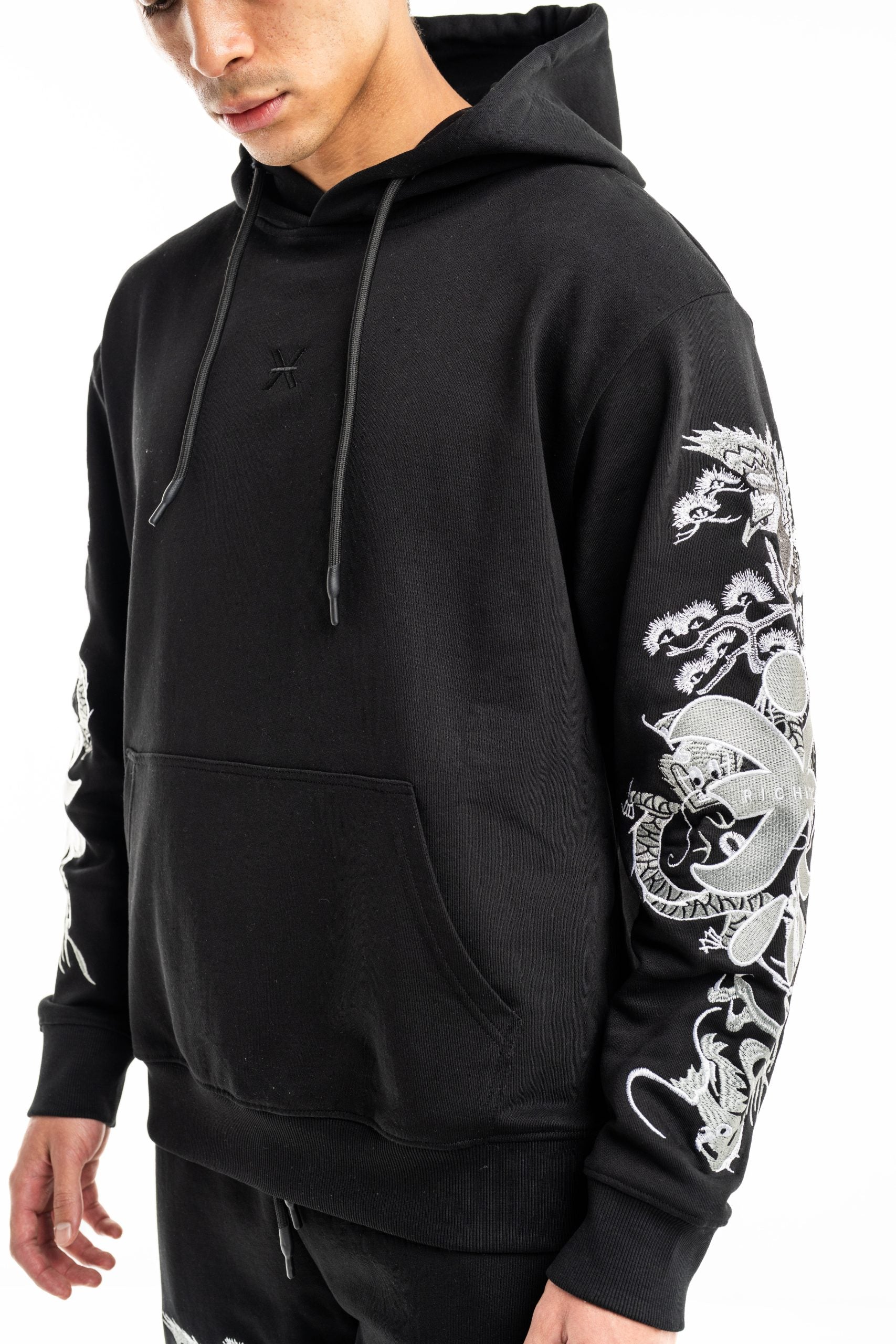 John Richmond X Men's Weiga Sweatshirt | UMP25110FEP8 Black