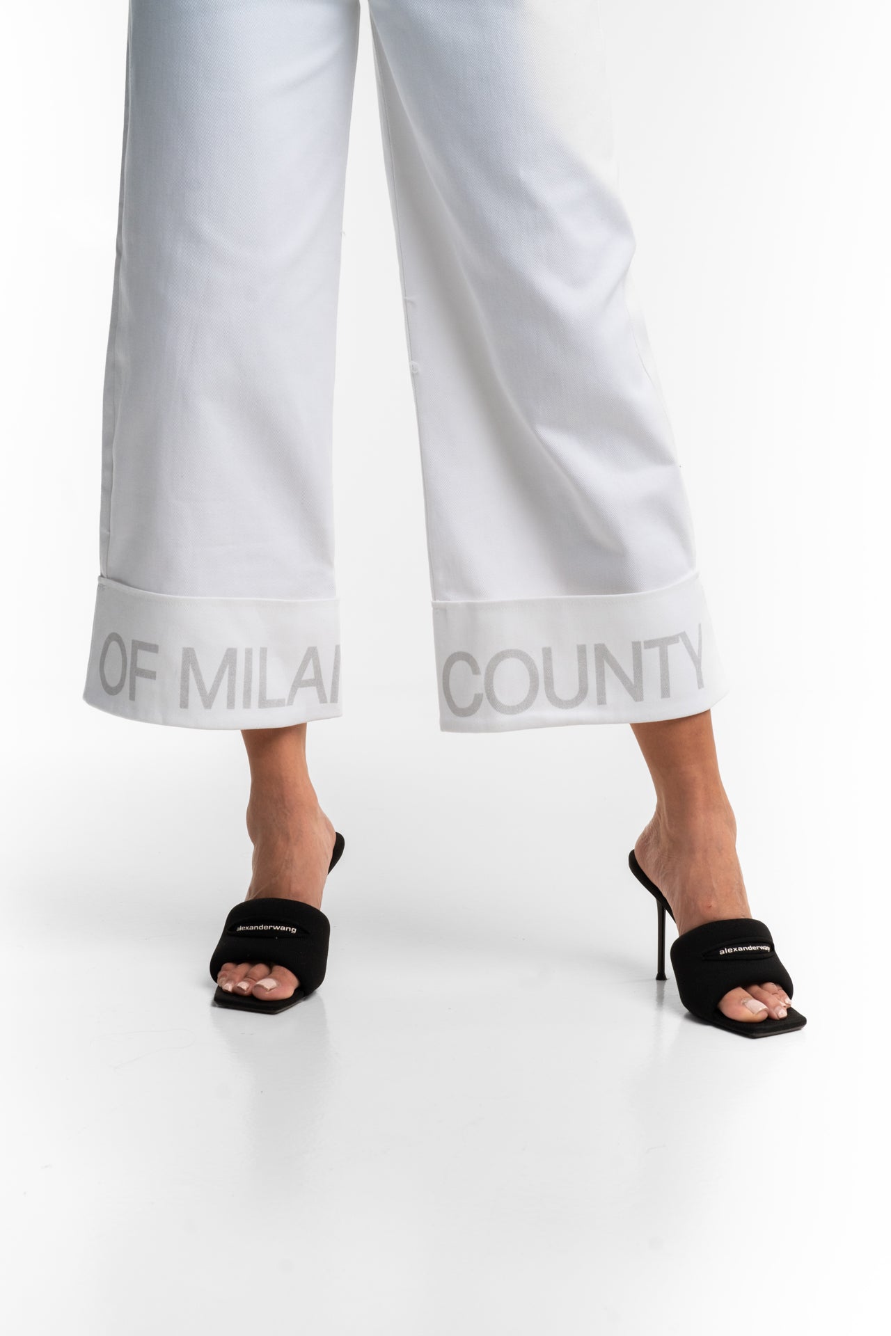 County of Milan Ladies Pants | 26ECM30153-White