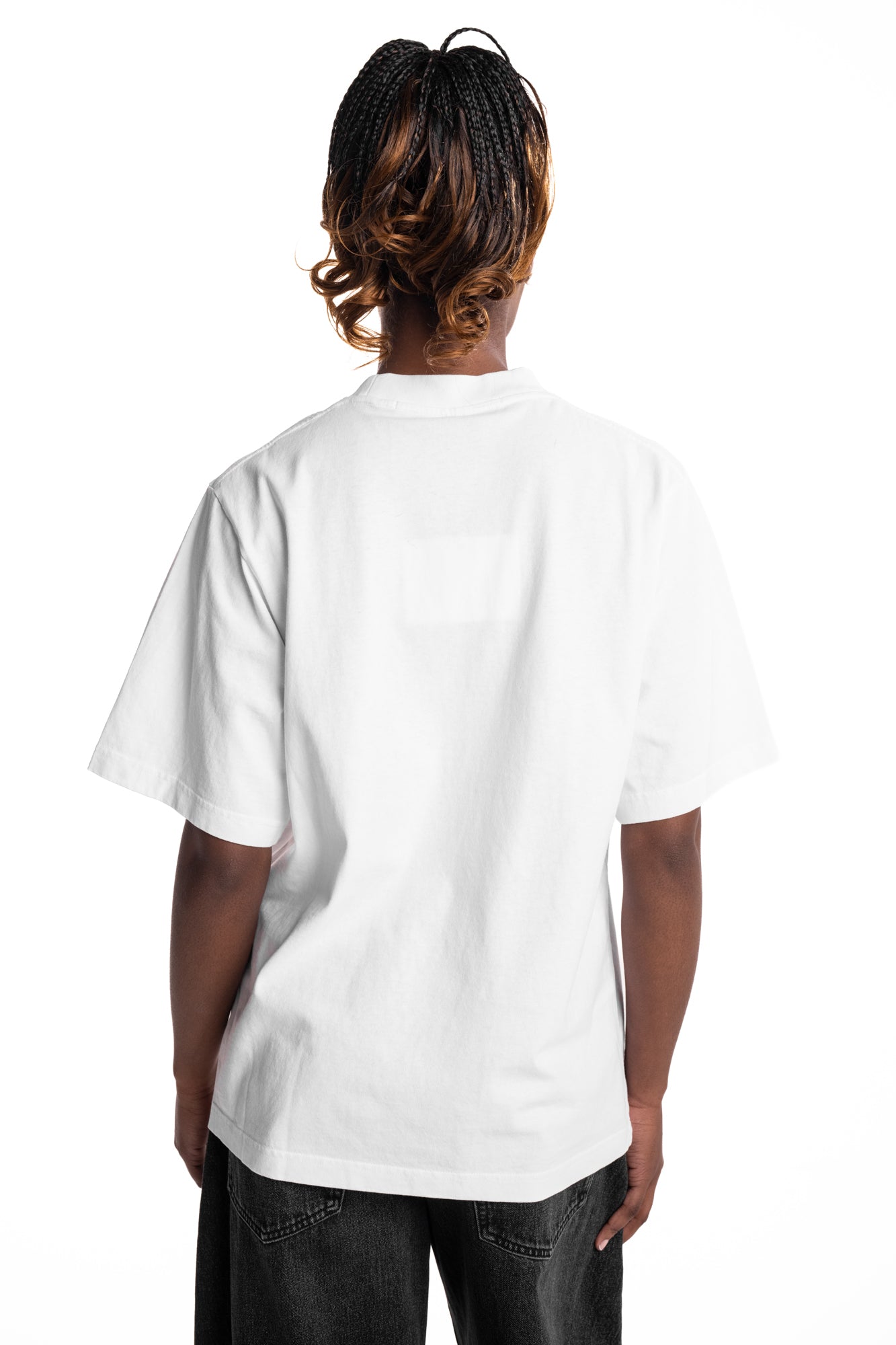Alexander Wang Short Sleeve Tee w/Logo Print White | UCC3261905-100