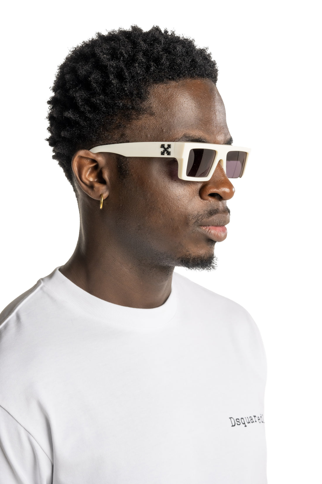 Off White Sunglasses Shiny White | OW1013-0107