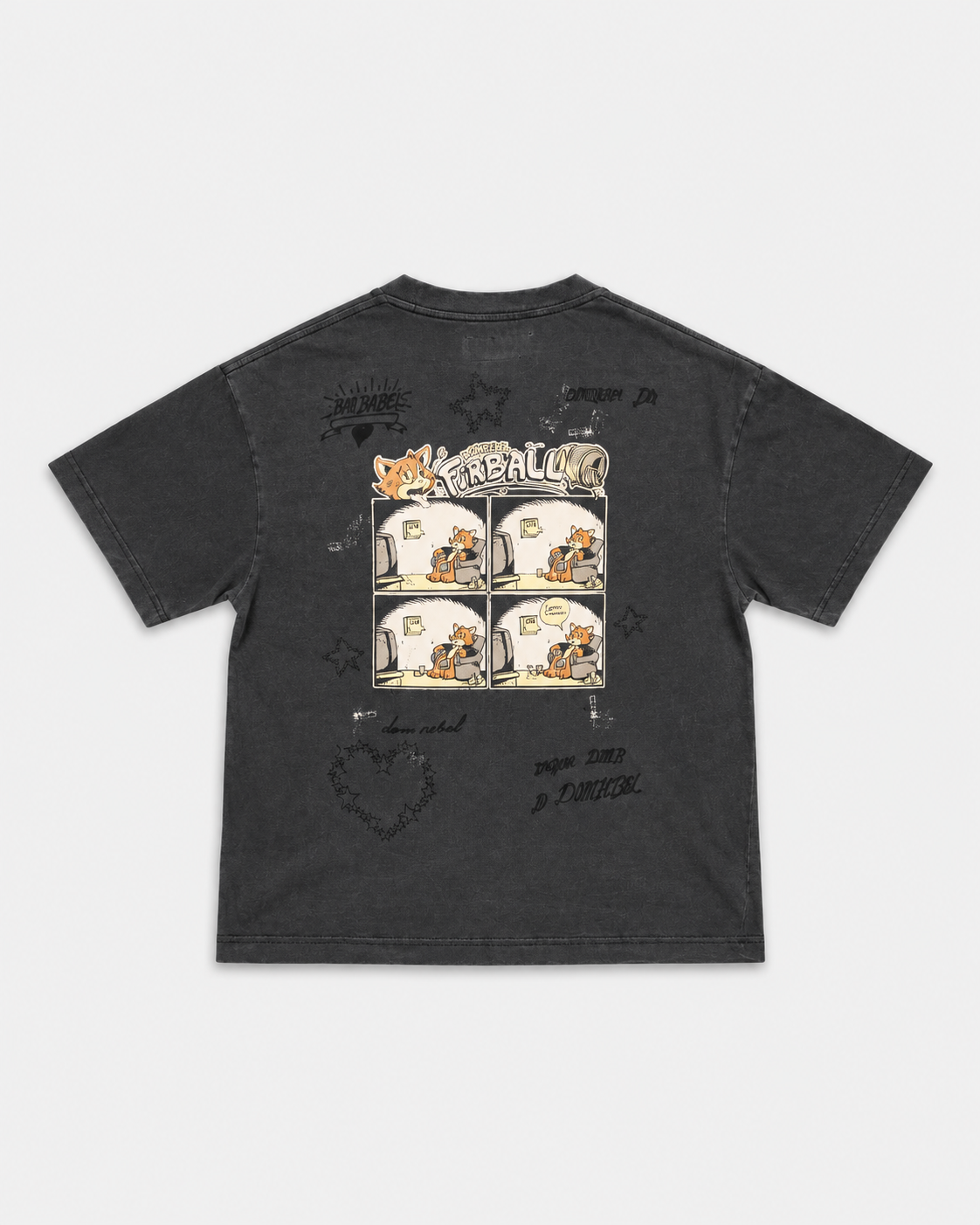 Dom Rebel Men's What's New T Shirt | Faded Black