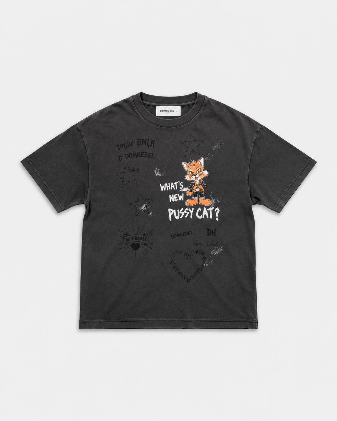 Dom Rebel Men's What's New T Shirt | Faded Black