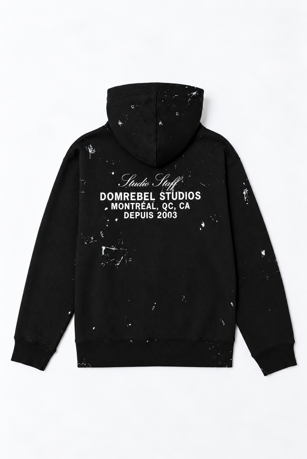 Dom Rebel Men's Staff Pullover Hoodie | Old Black