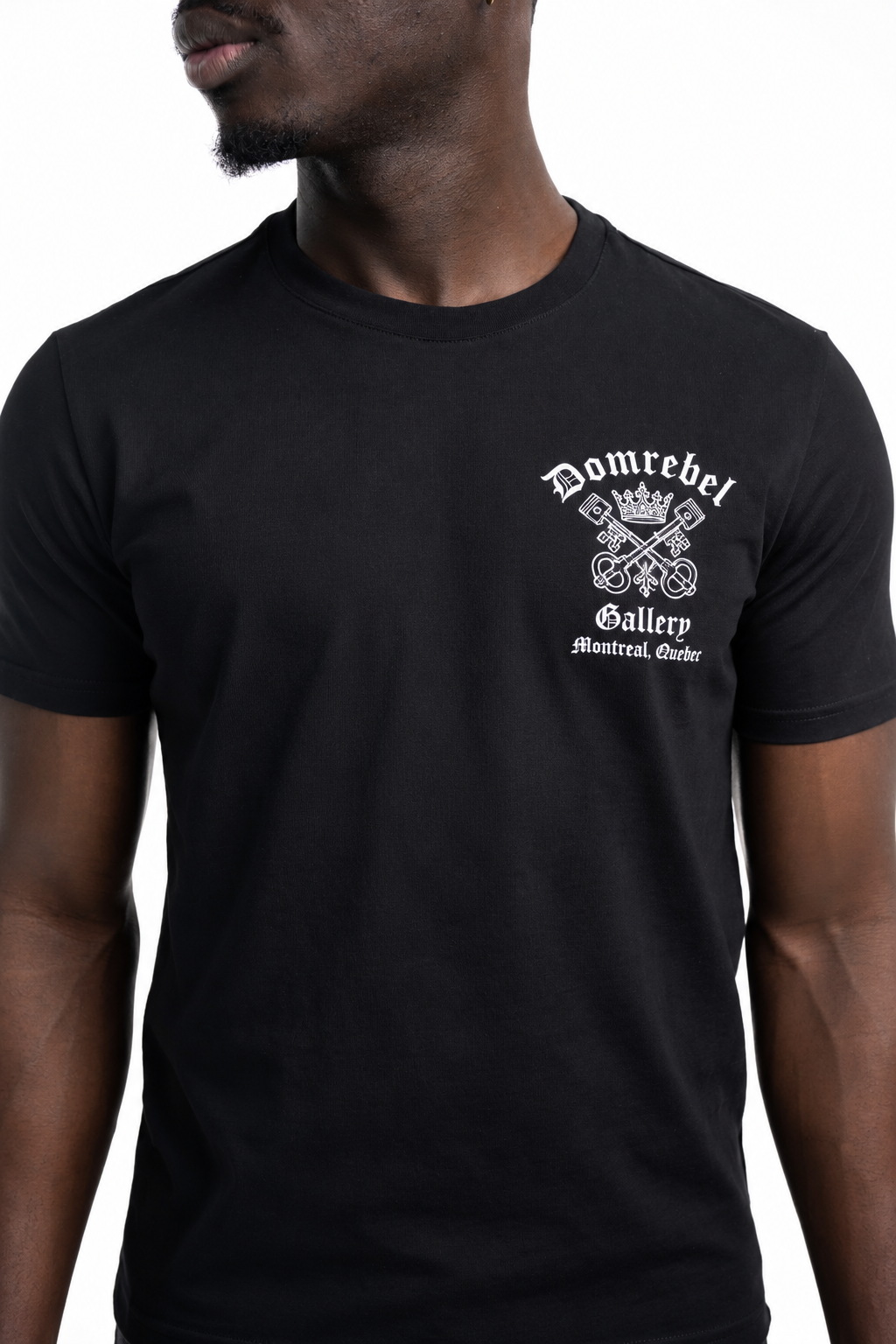 Dom Rebel Men's Key T Shirt | Old Black