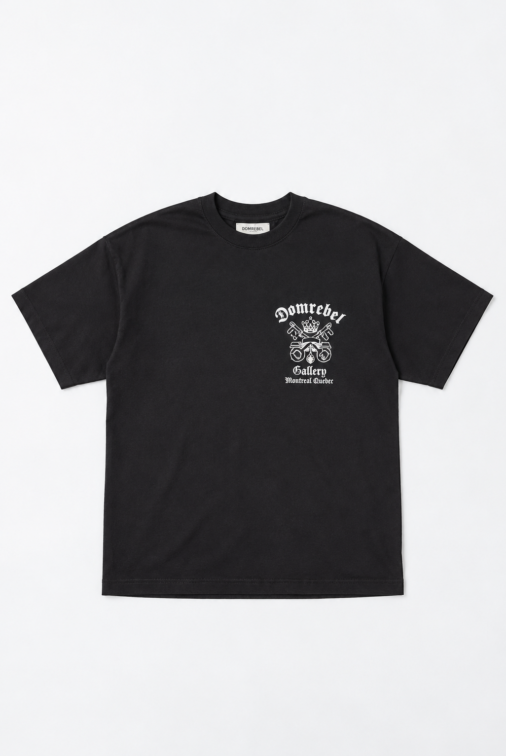 Dom Rebel Men's Key T Shirt | Old Black