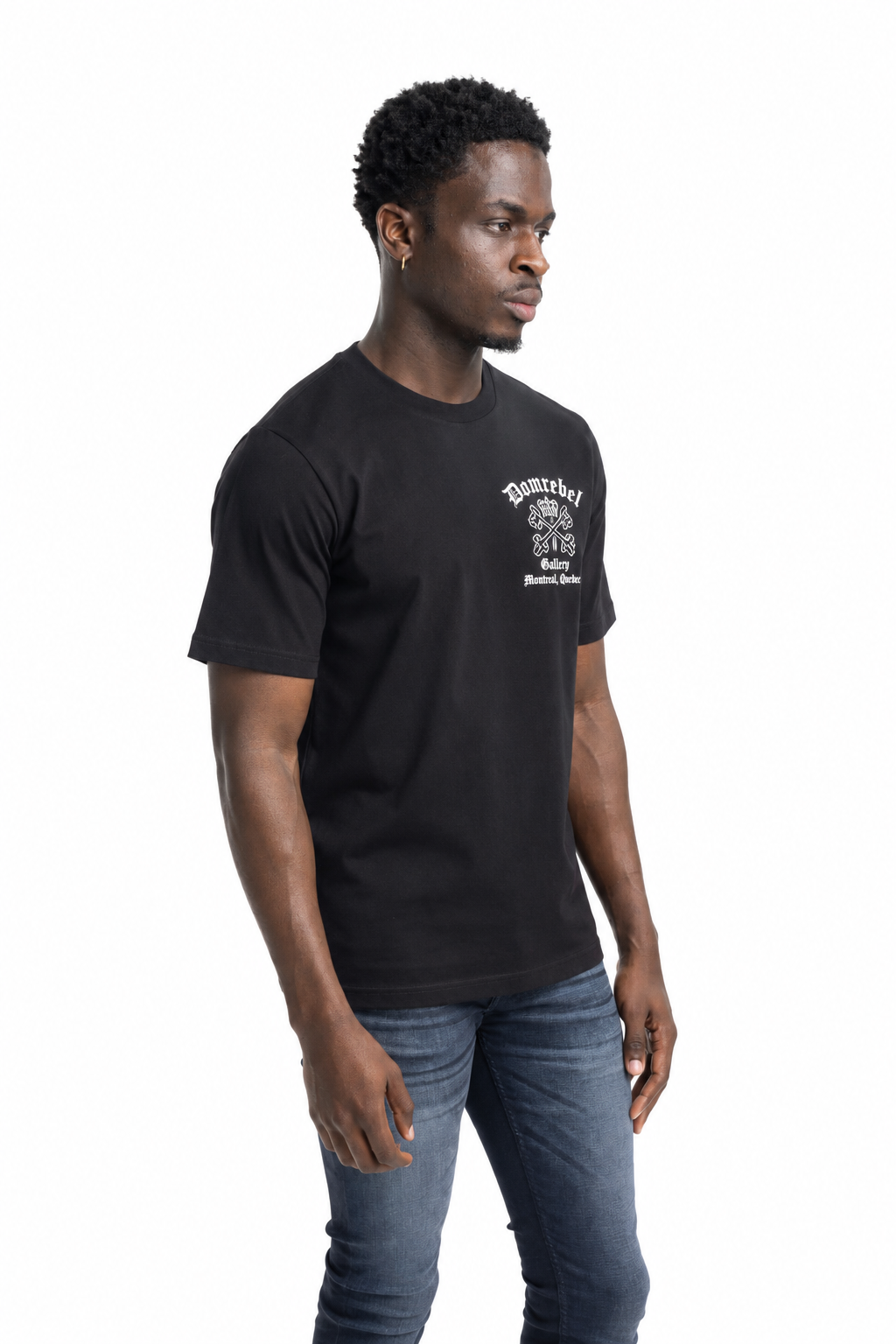 Dom Rebel Men's Key T Shirt | Old Black