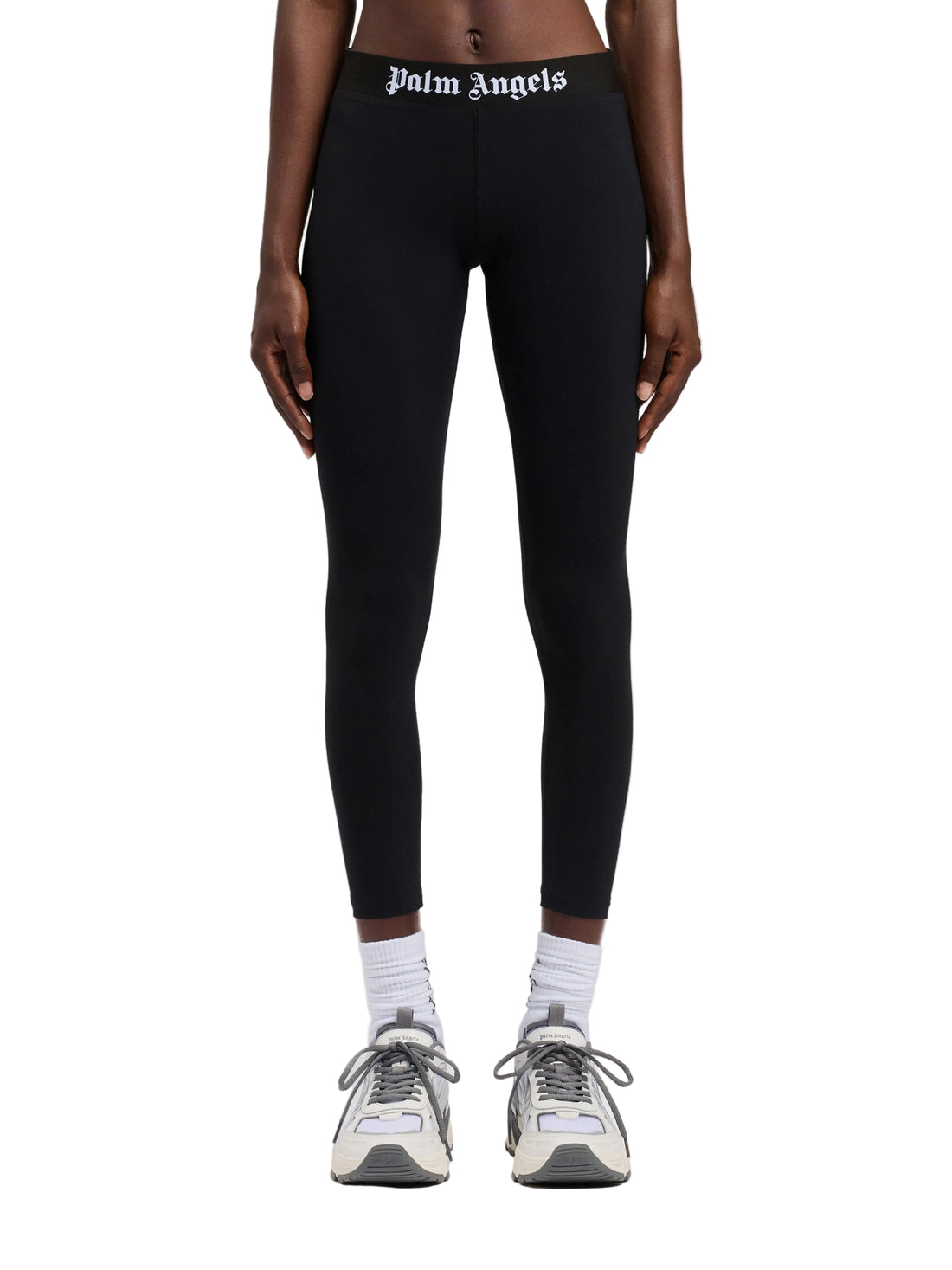 Palm Angels Womens Classic Logo Sport Leggings | PWVG016S26FAB001-1010