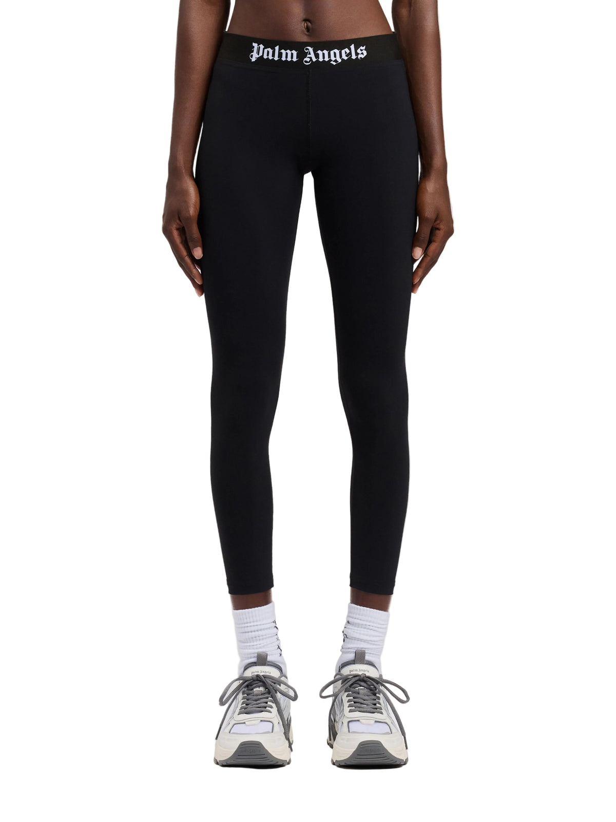 Palm Angels Womens Classic Logo Sport Leggings | PWVG016S26FAB001-1010