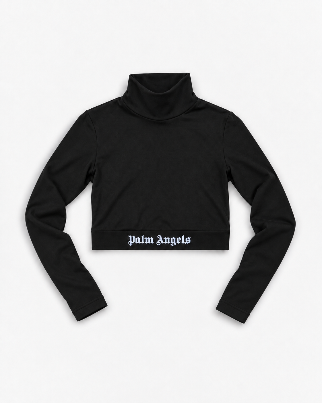 Palm Angels Womens Classic Logo Mockneck Top LS | PWVO014S26FAB001-1010