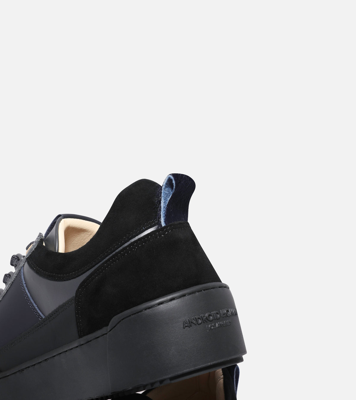 Android Homme Men's Point Dume StrapLux Super Fine Suede/Leather Sneaker Gold Hardware Dark Mix Up | AHP263-20