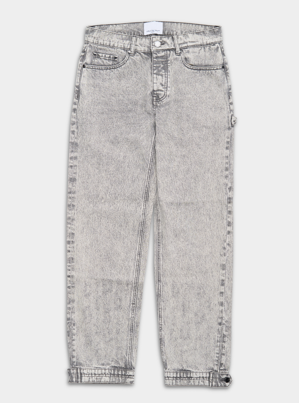 Only The Blind Grey Monogram Stone Denim Jeans OTB-D1392