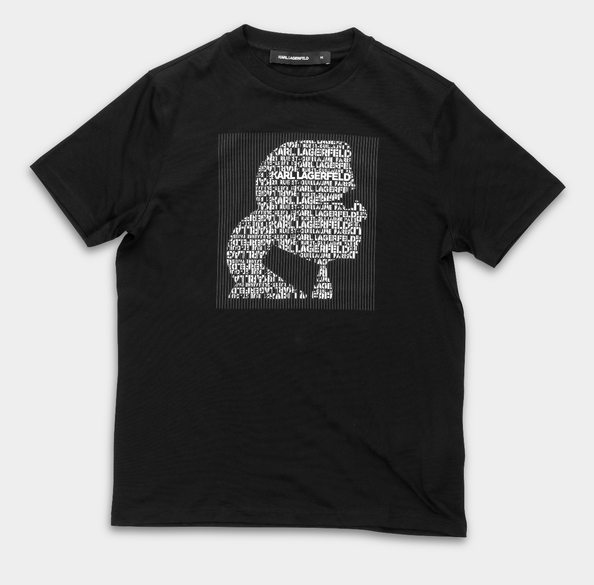 Karl Lagerfeld Men's T Shirt Crewneck Black | 7550755612-990