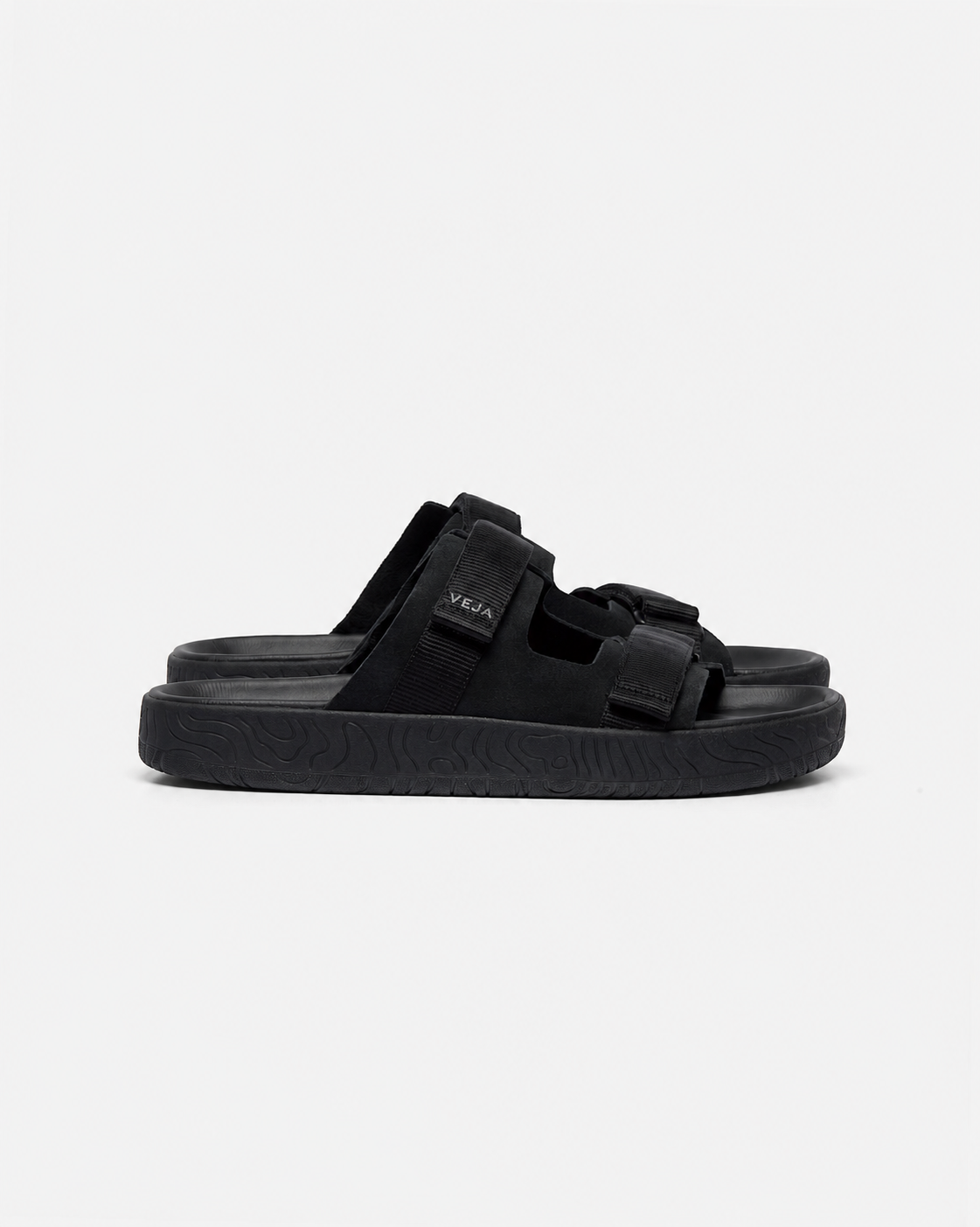 Veja Ladies Arpoador Suede Soft Sandals AP3221036A Full Black