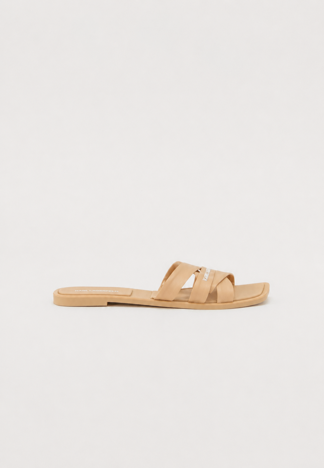 Karl Lagerfeld Ladies Jelly IV Matt Slide Stone Rubber | KL80025-VT8