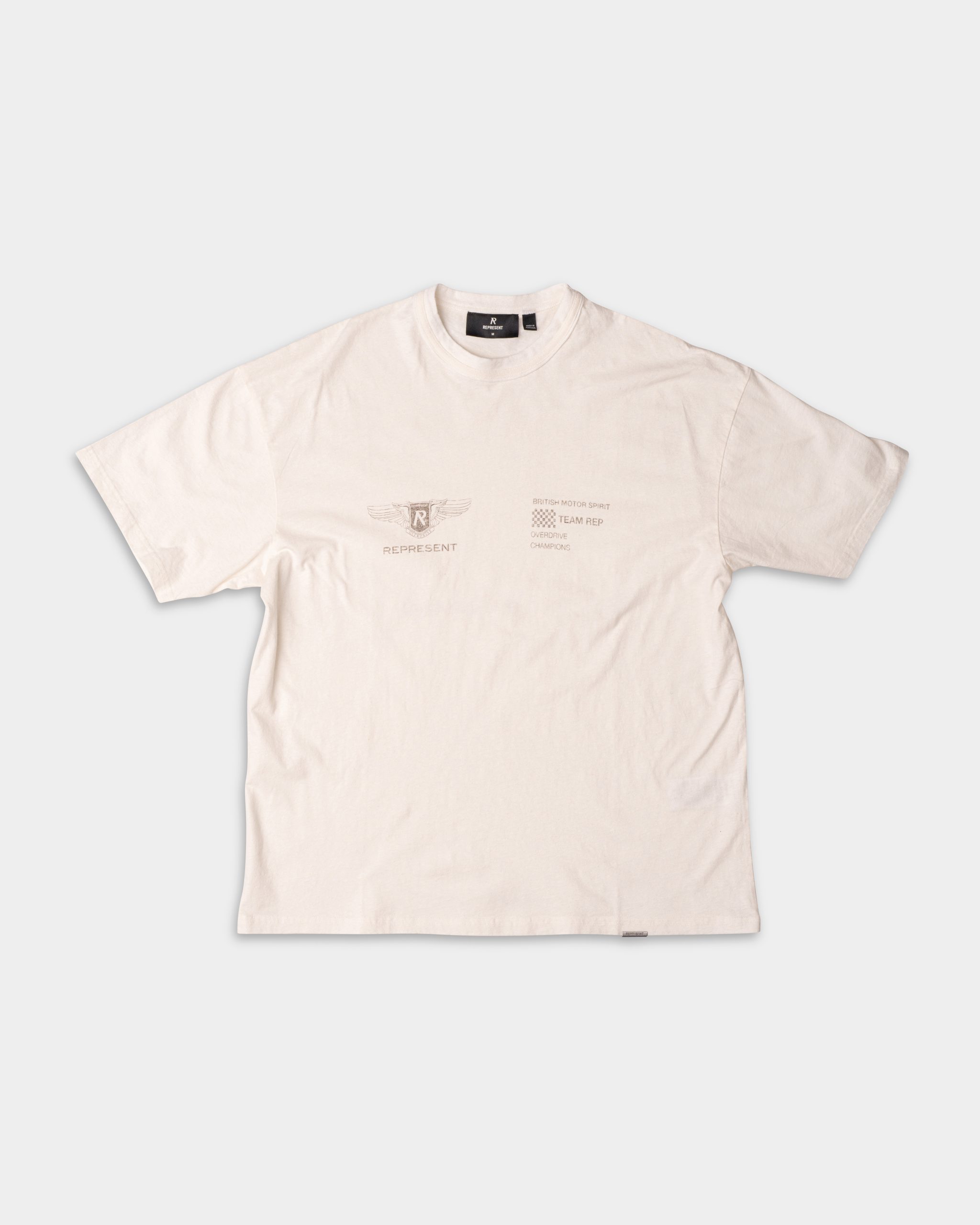 Represent Men's Team Rep T-Shirt MLM41053-72 Flat White