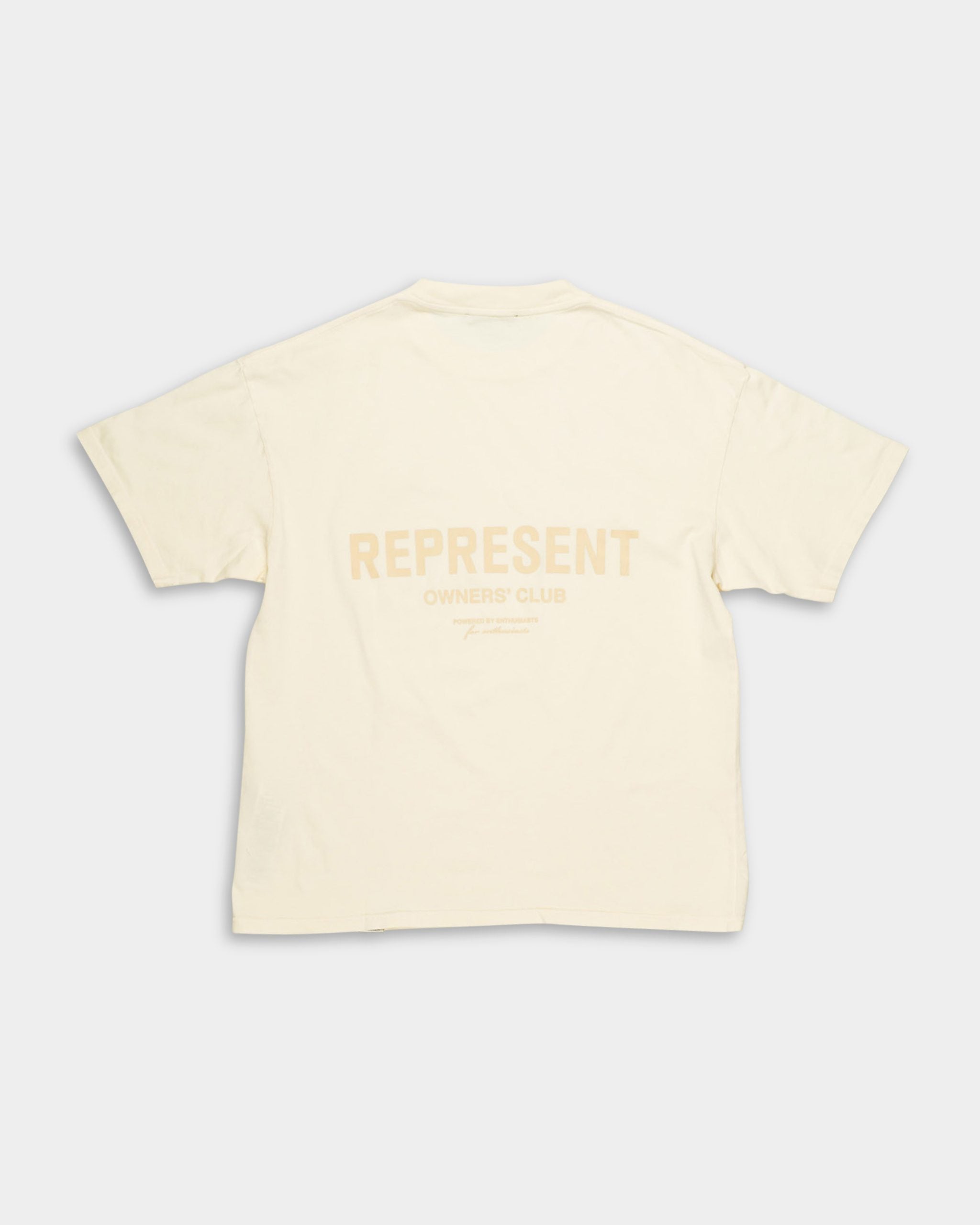 (Core) Represent Men's Owners Club T Shirt OCM41114-30 Buttercream
