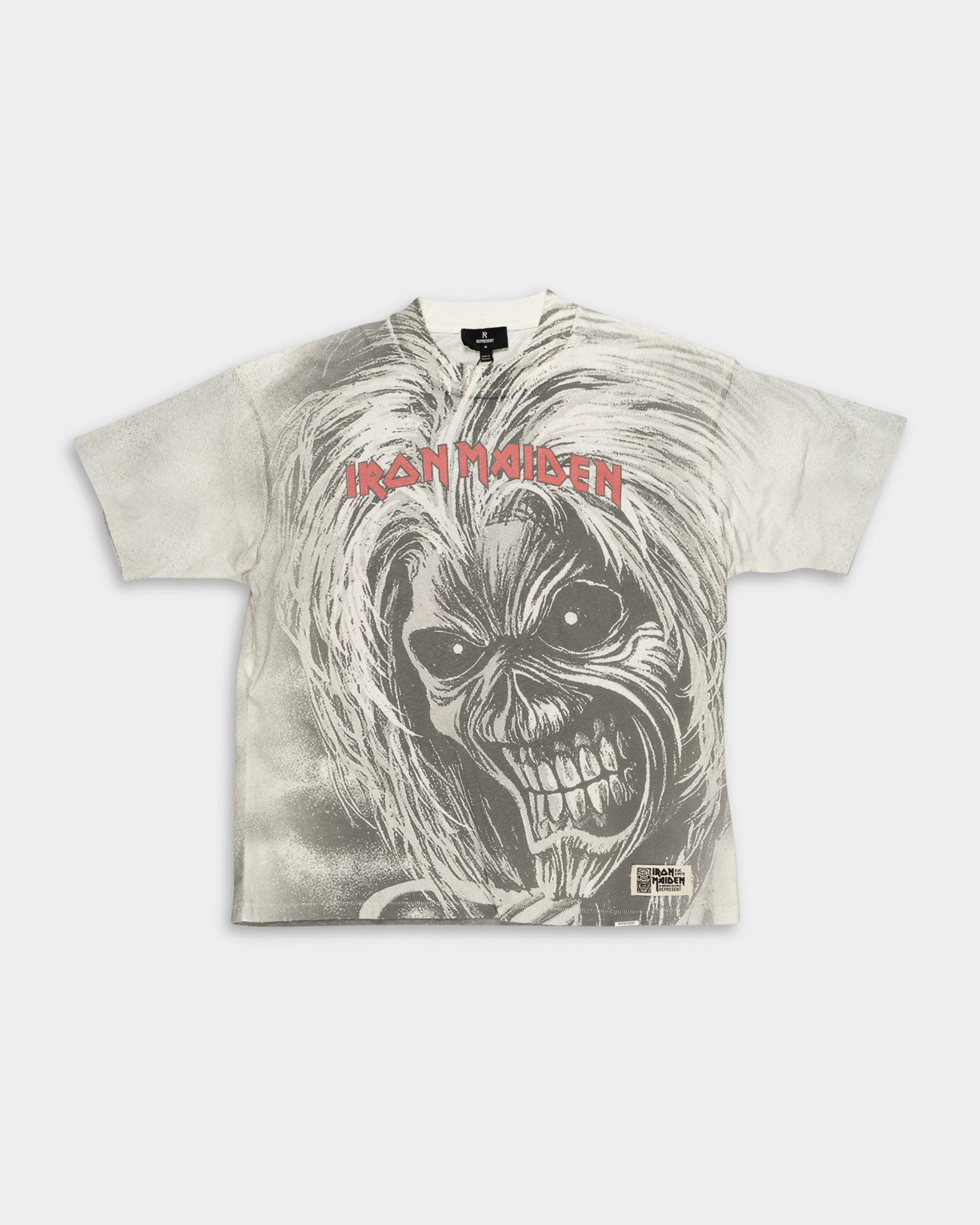 Represent Men's Iron Maiden x Killers T Shirt MLM100580-72 Flat White