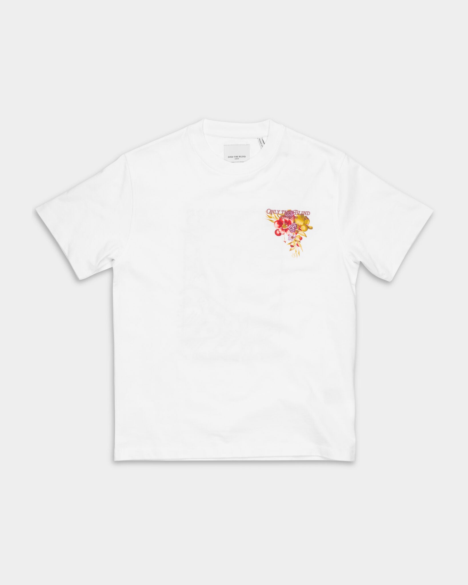 Only The Blind Summer Stamped T Shirt White OTB-T1485
