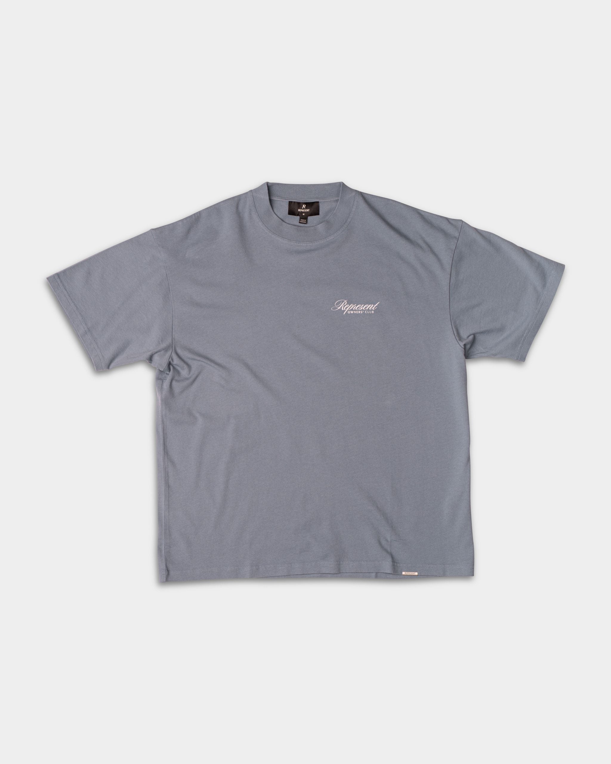 (Core) Represent Men's Owners Club Script T Shirt OCM41201-08 Dusty Blue
