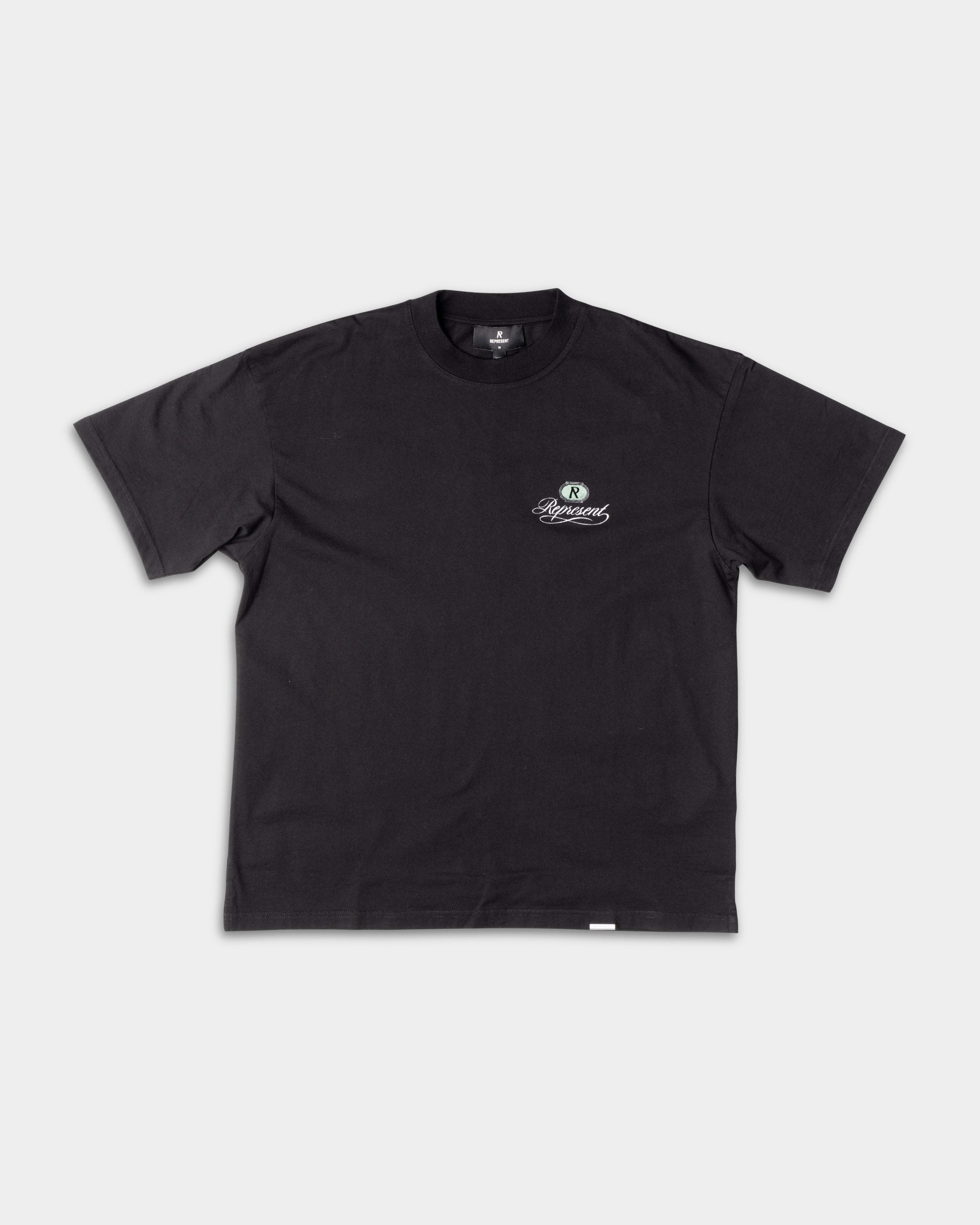 Represent Men's Grand Vintage Hand Drawn T-Shirt MLM100450-01 Jet Black