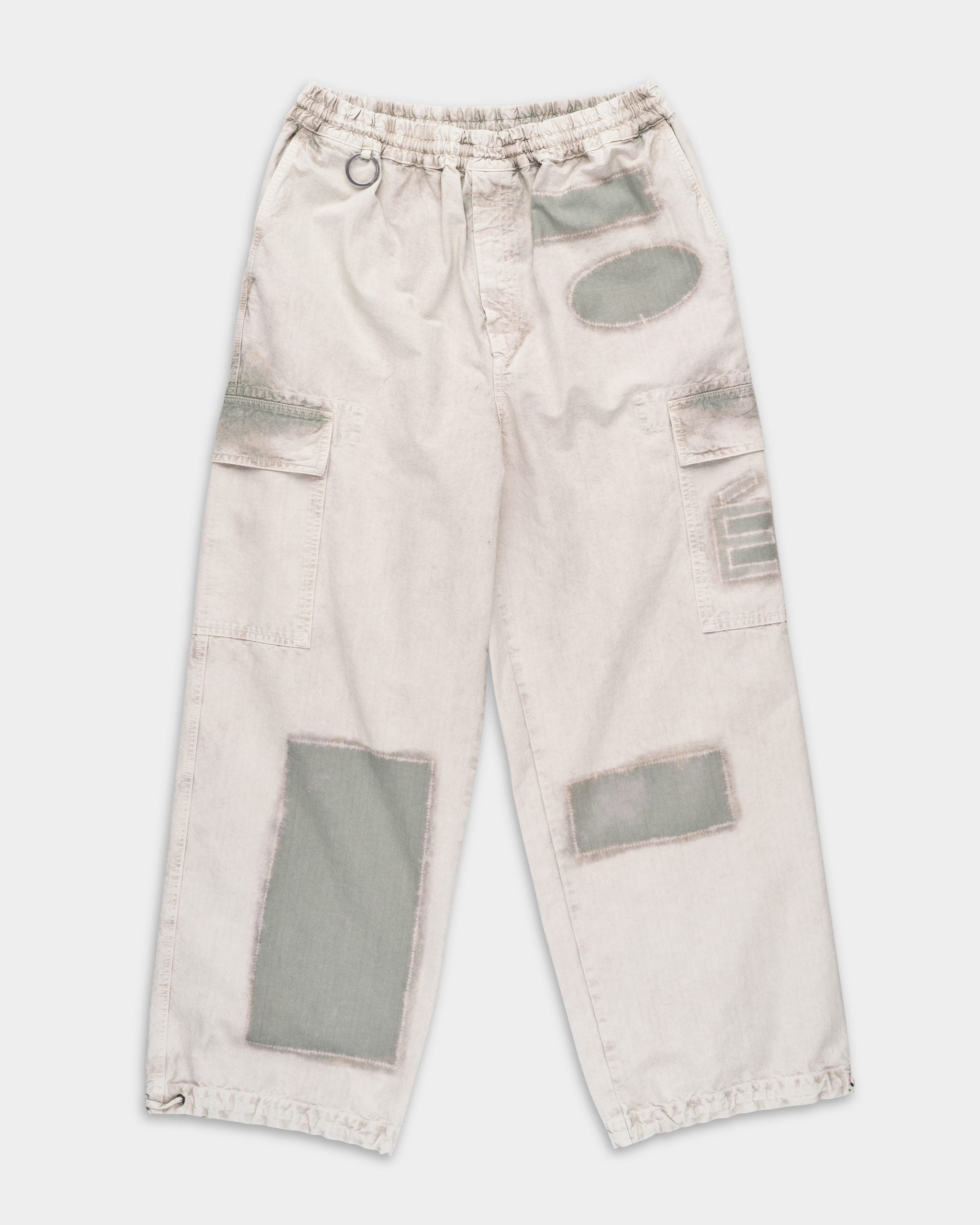 Etudes Men's Loose Cargo Ripstop Pants Sage E25MMTRO492-31