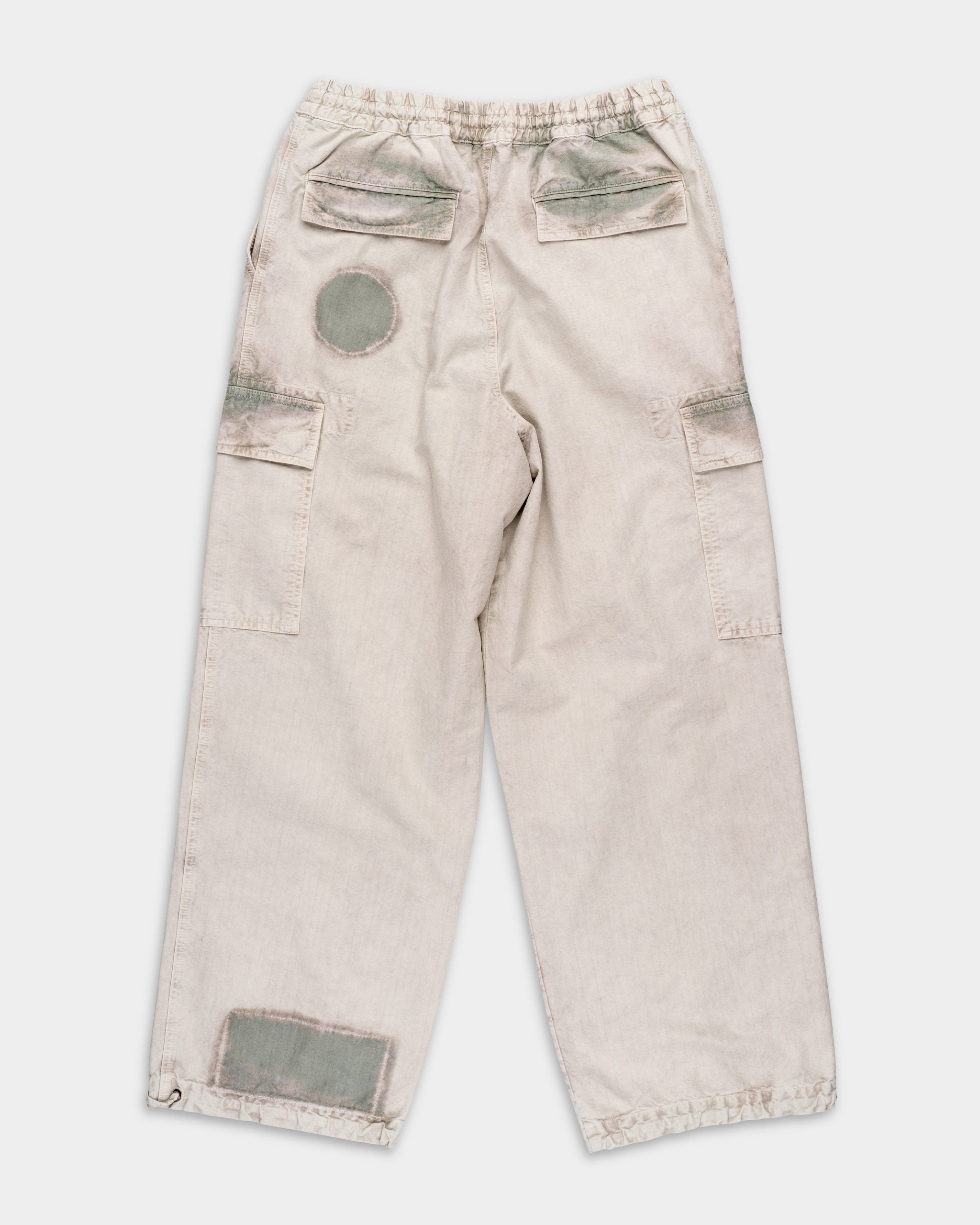 Etudes Men's Loose Cargo Ripstop Pants Sage E25MMTRO492-31