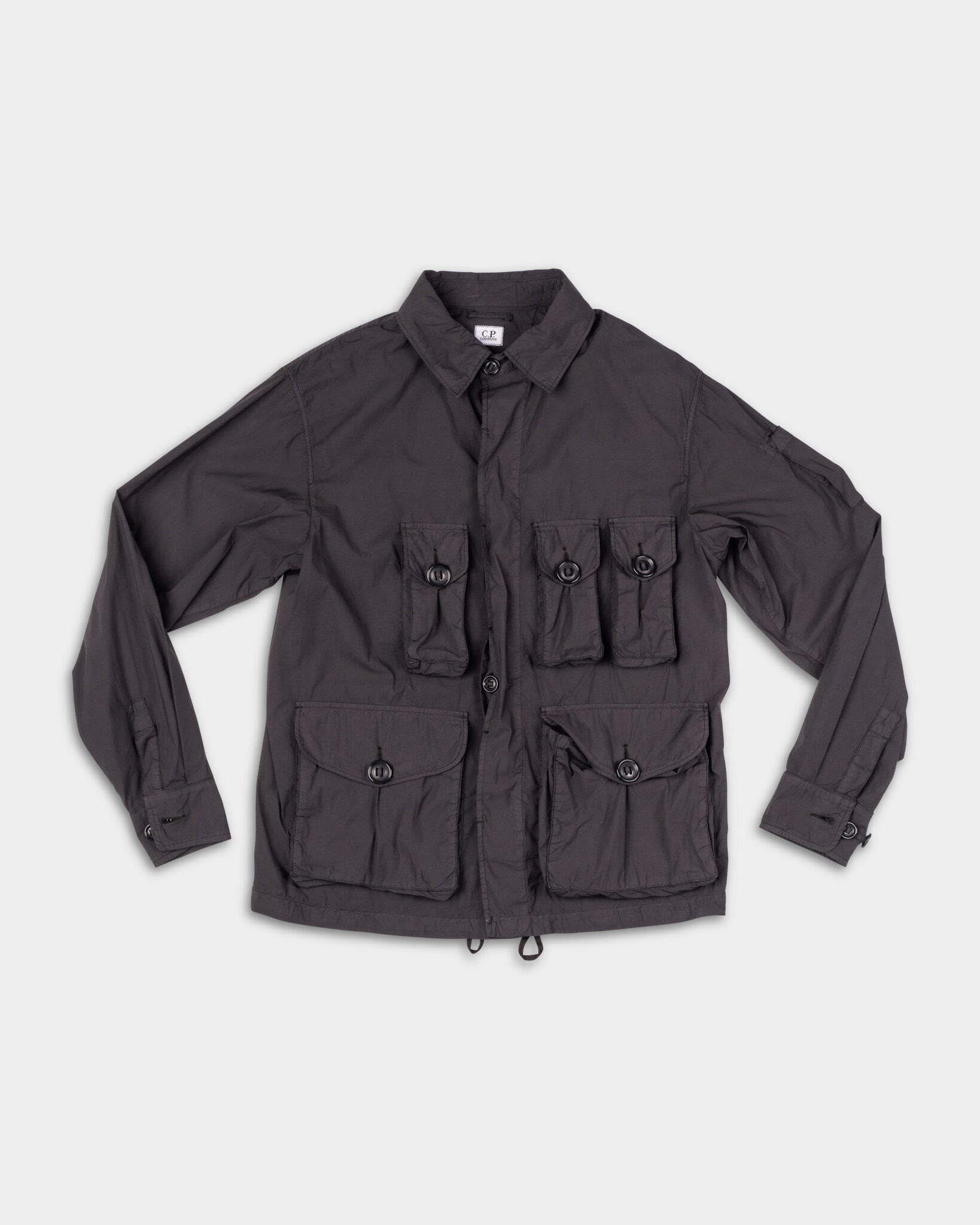 CP Company Men's Overshirt Black 18CMOS018A006439G 999
