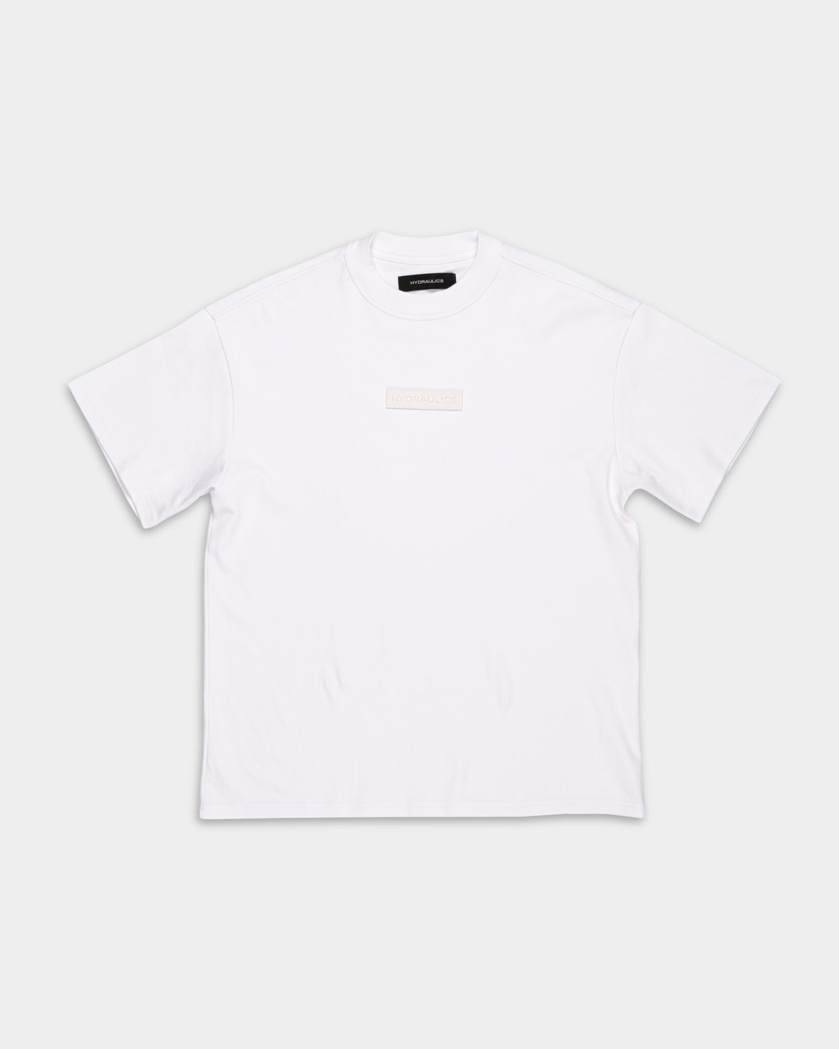 Hydraulics Rubber Box Logo Tonal Oversized Tee White