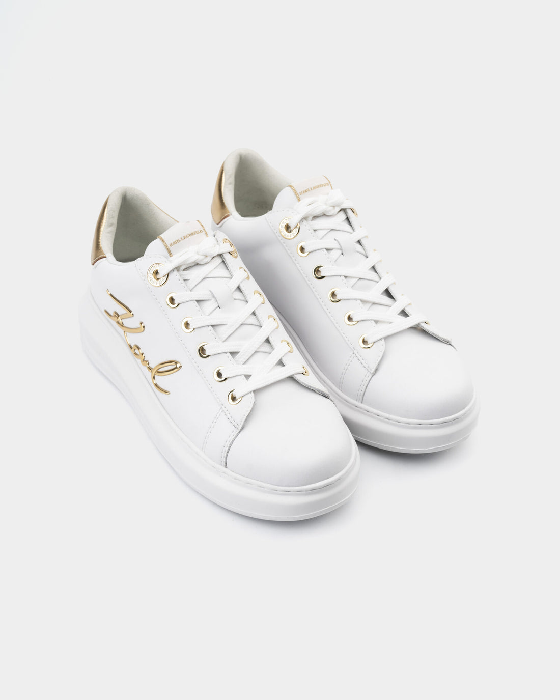 (Core) Karl Lagerfeld Women's Kapri Signia Lace Lthr Sneaker KL62510A 01G