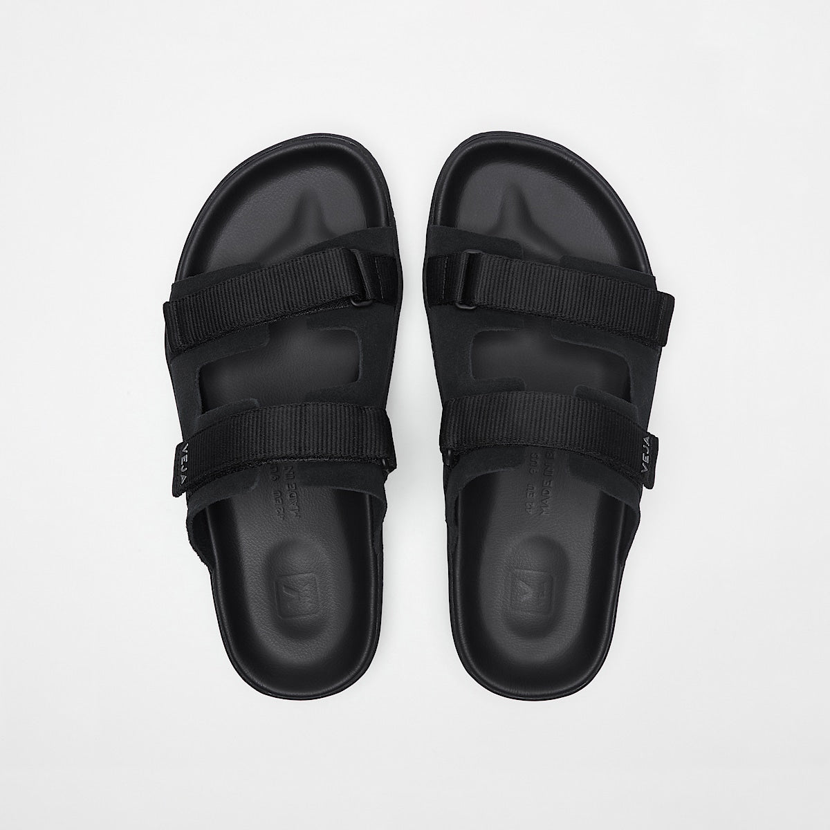 Veja Ladies Arpoador Suede Soft Sandals AP3221036A Full Black