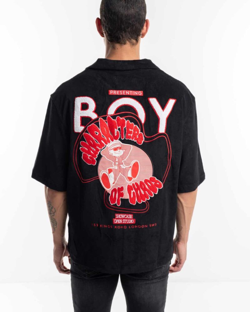 Boy London Men s Open Studio Terry Shirt Black