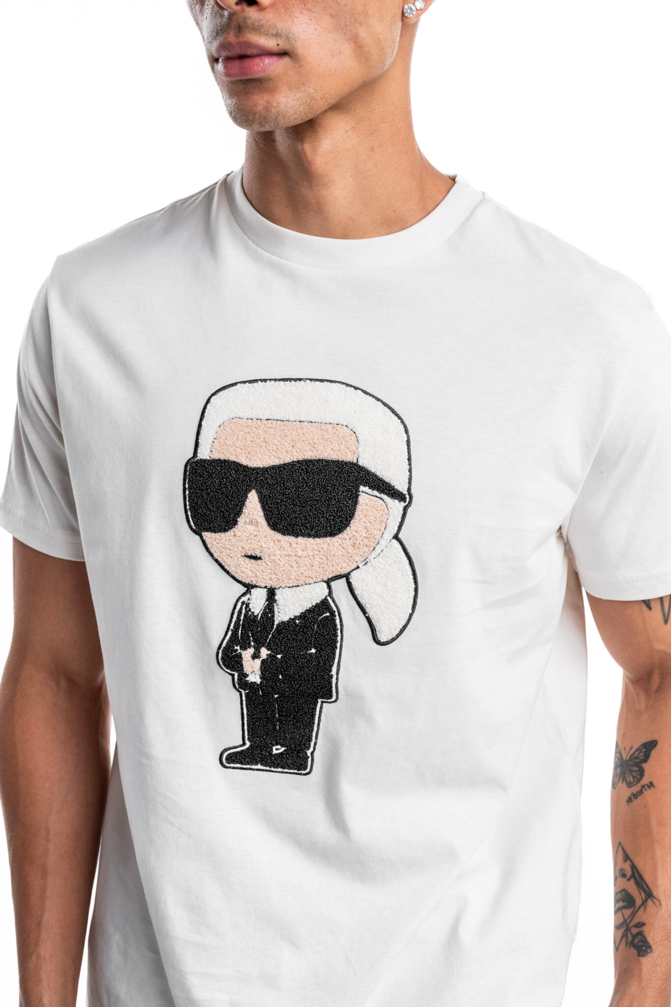 Karl Lagerfeld Men's Crewneck T Shirt 755075 544250 60 Hydraulics Stores