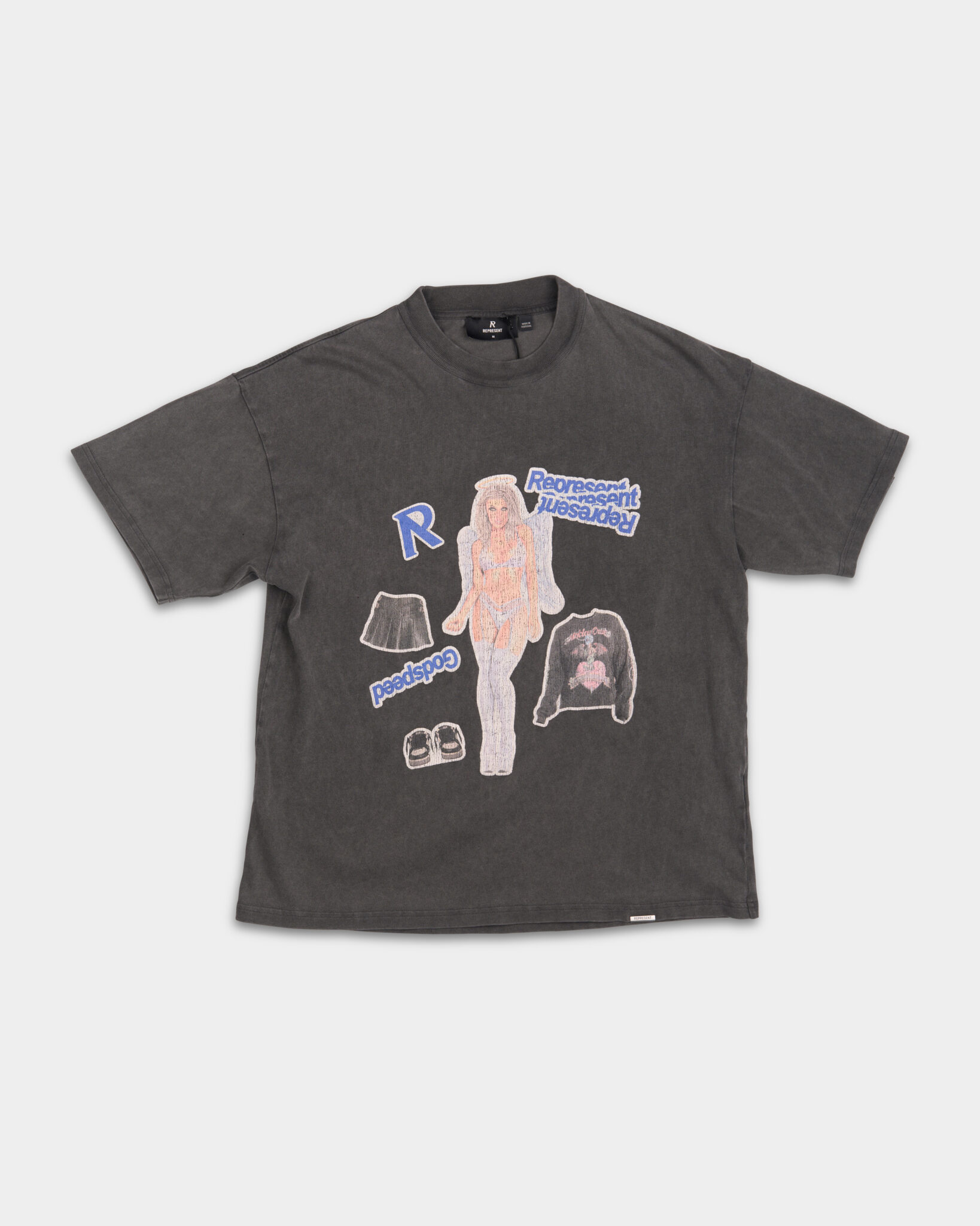 Question Your Innocence T Shirt Vintage Grey