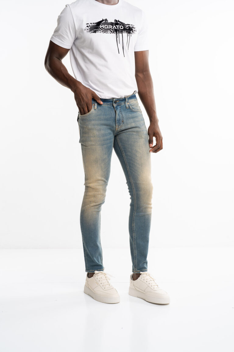 TS-7635 Men Long Denim Pants main image 0