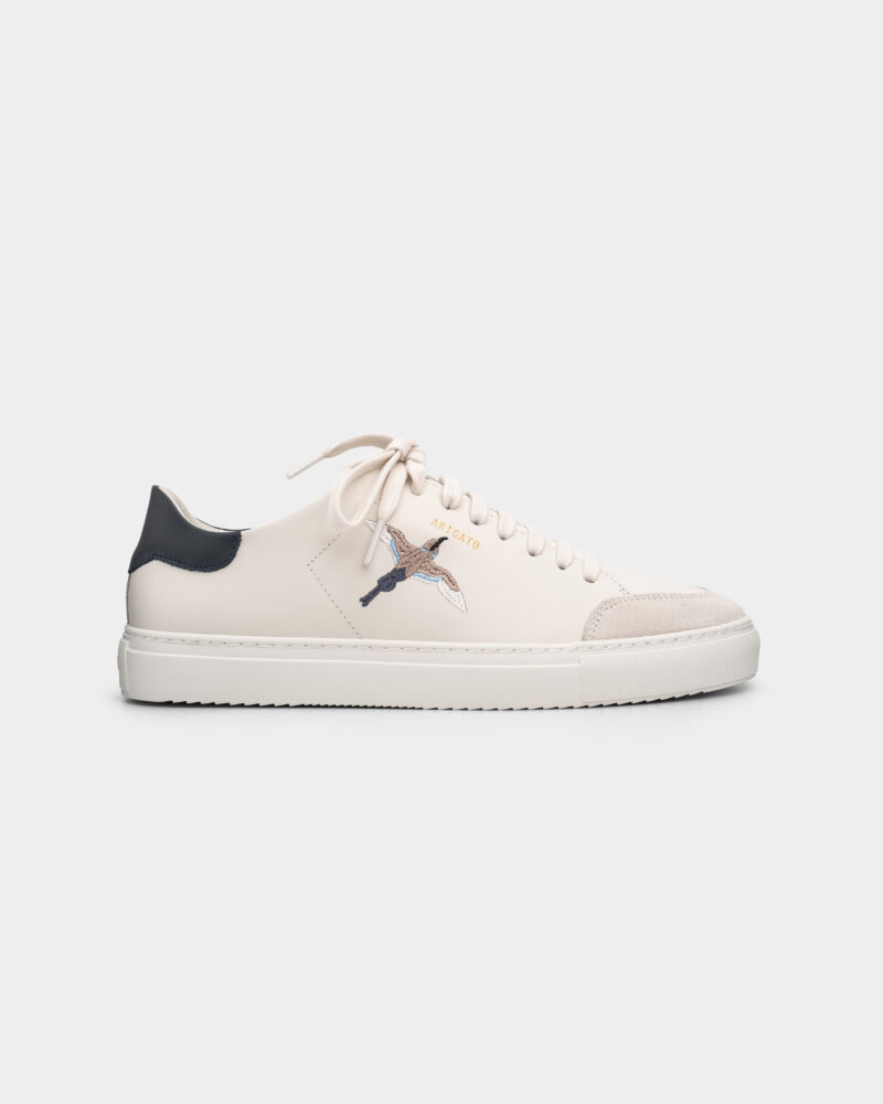 Axel Arigato Men's Clean 90 Bee Bird Sneaker F2765001 White/Dark Blue