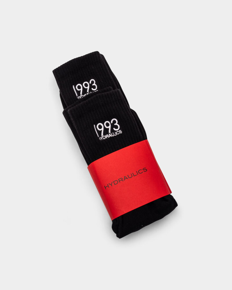 Hydraulics 1993 Men's Socks 2 Pack Black