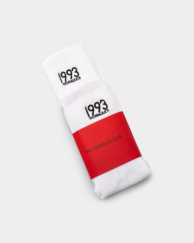 Hydraulics 1993 Men's Socks 2 Pack White